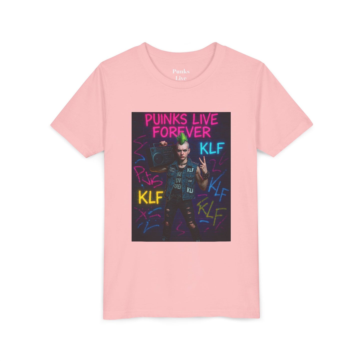 PLF “"Boombox Rebellion Tee” Tee | Punk Kidswear by PLF - Punks Live Forever