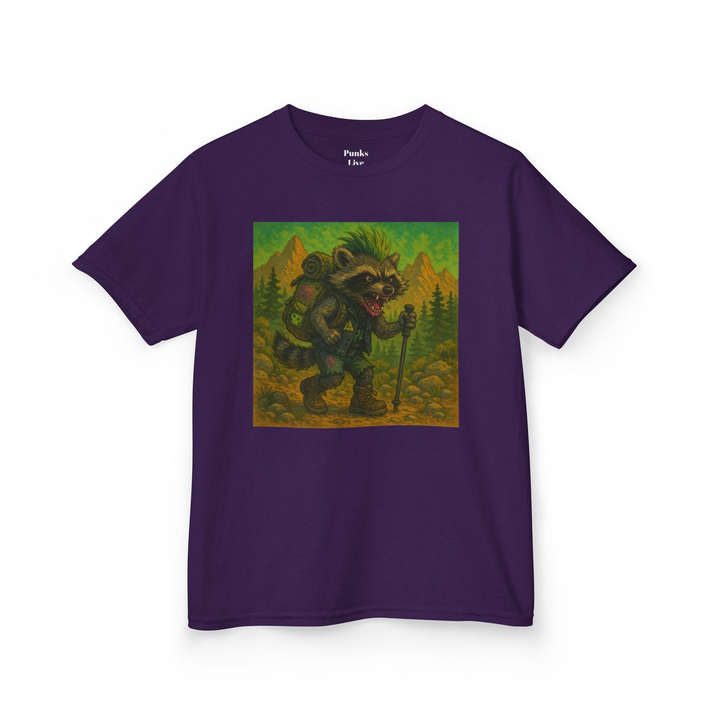 PLF “"Hiking" Tee” Tee | Punk Kidswear by PLF - Punks Live Forever