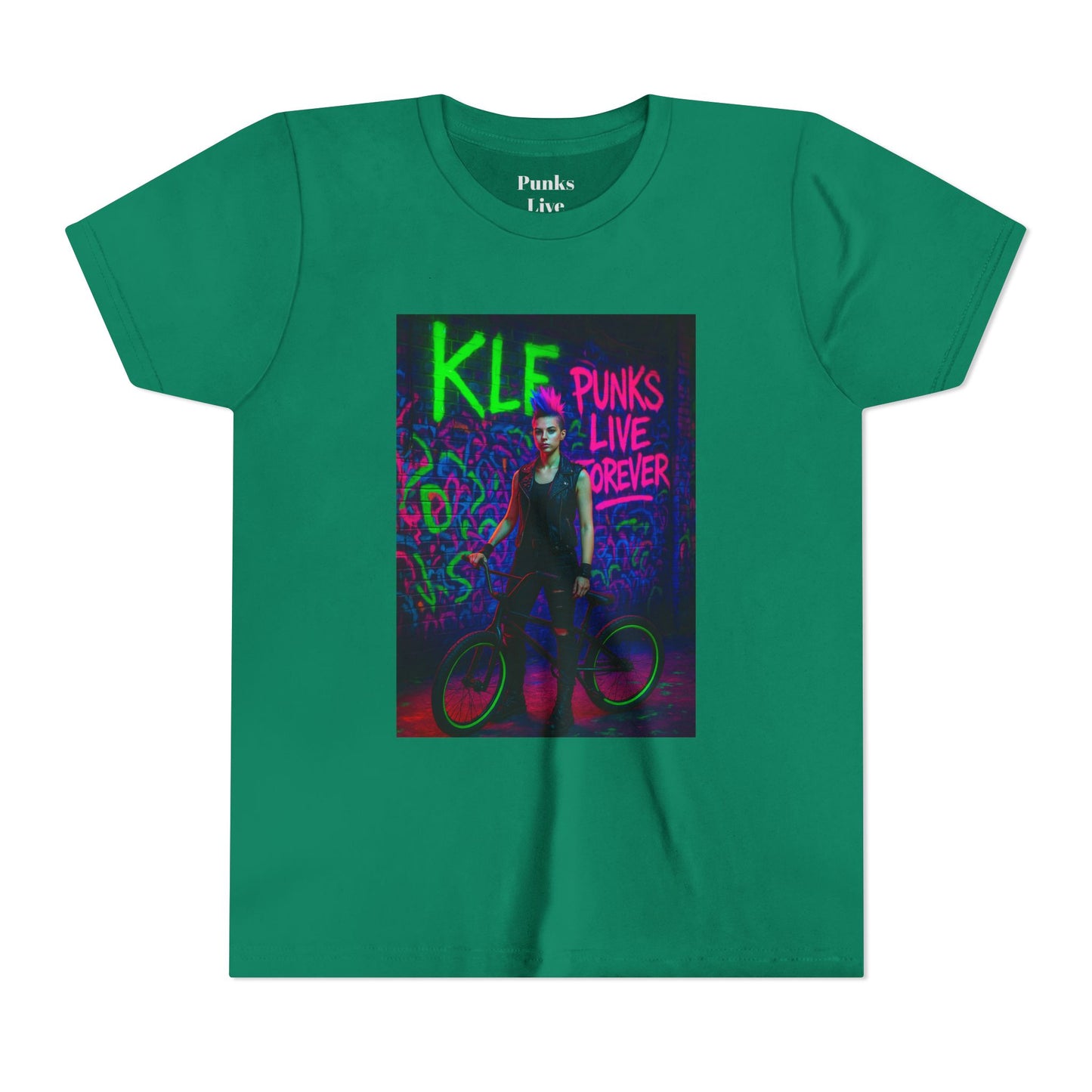 PLF “"Neon Resistance Tee” Tee | Punk Kidswear by PLF - Punks Live Forever