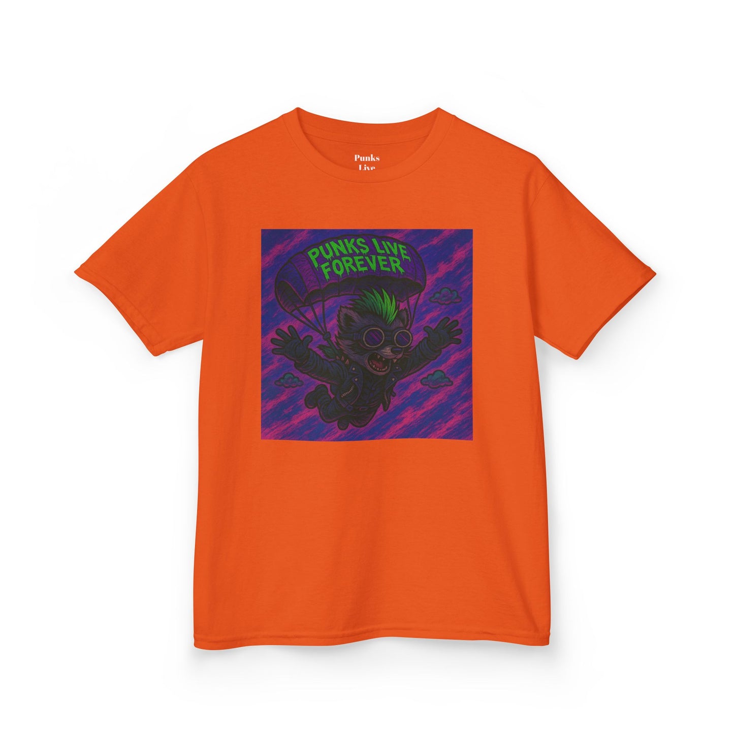 PLF “"Parachute" Tee” Tee | Punk Kidswear by PLF - Punks Live Forever