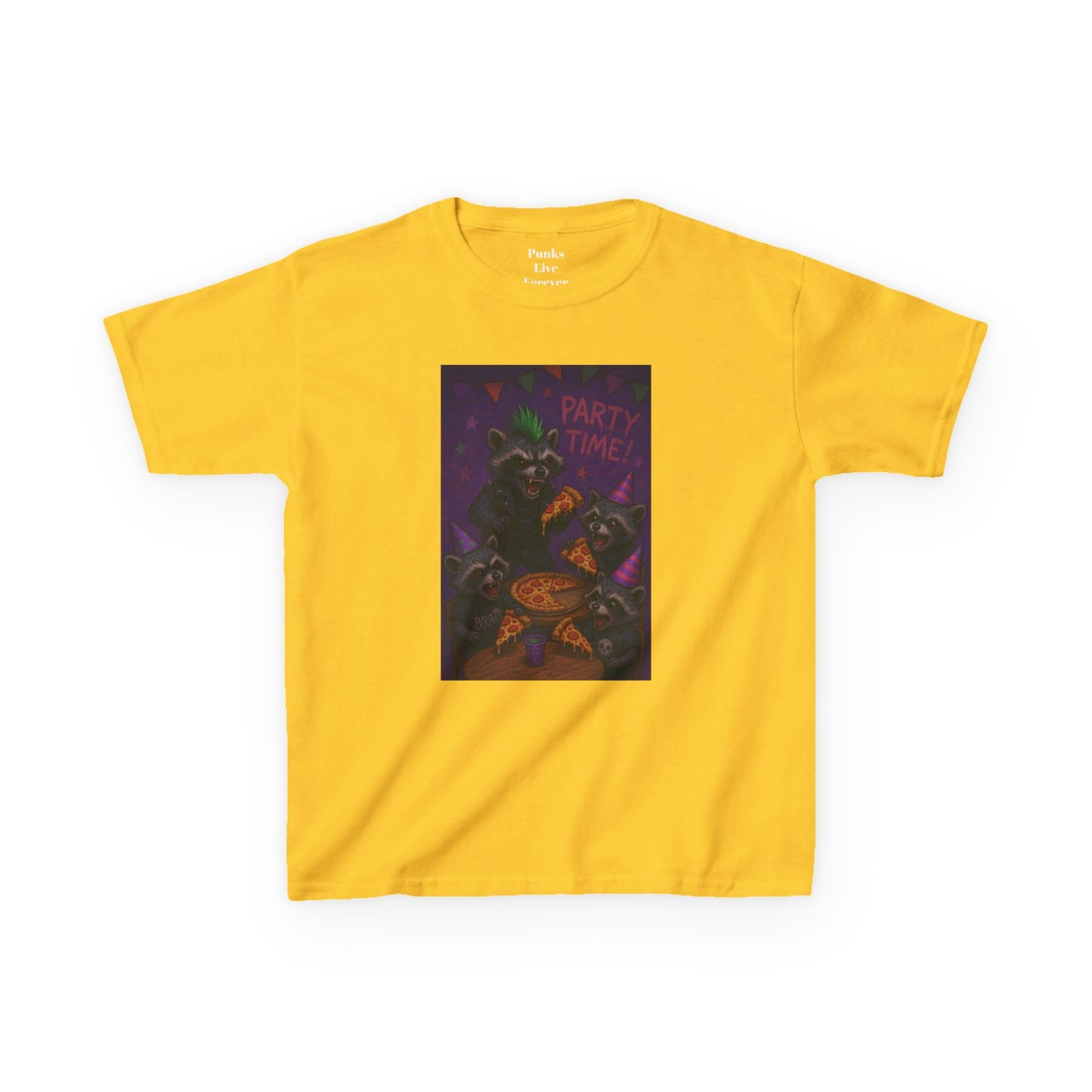 PLF “"Pizza" Tee” Tee | Punk Kidswear by PLF - Punks Live Forever