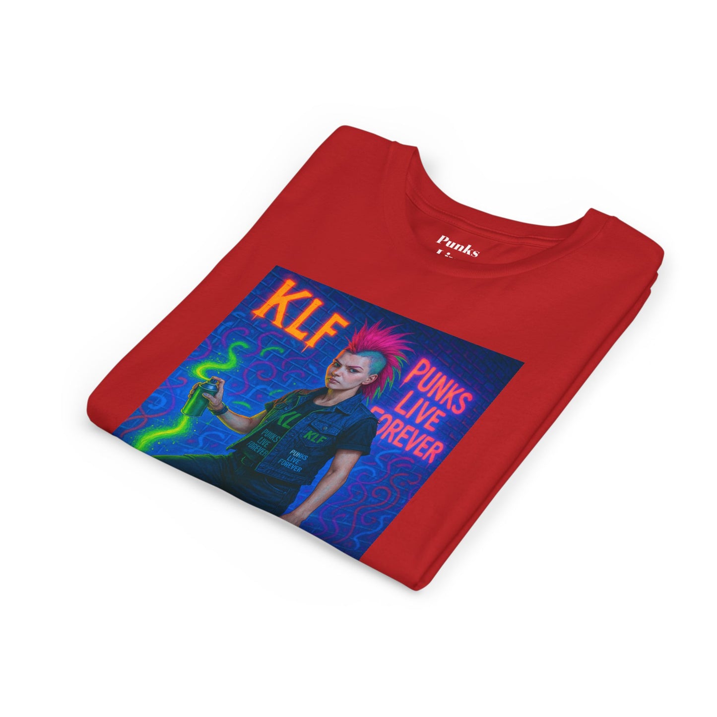 PLF “"Glow Riot Tee” Tee | Punk Kidswear by PLF - Punks Live Forever