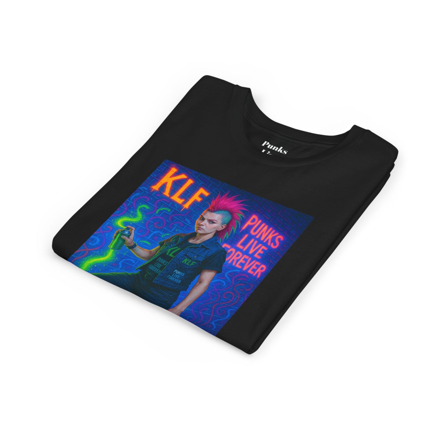 PLF “"Glow Riot Tee” Tee | Punk Kidswear by PLF - Punks Live Forever