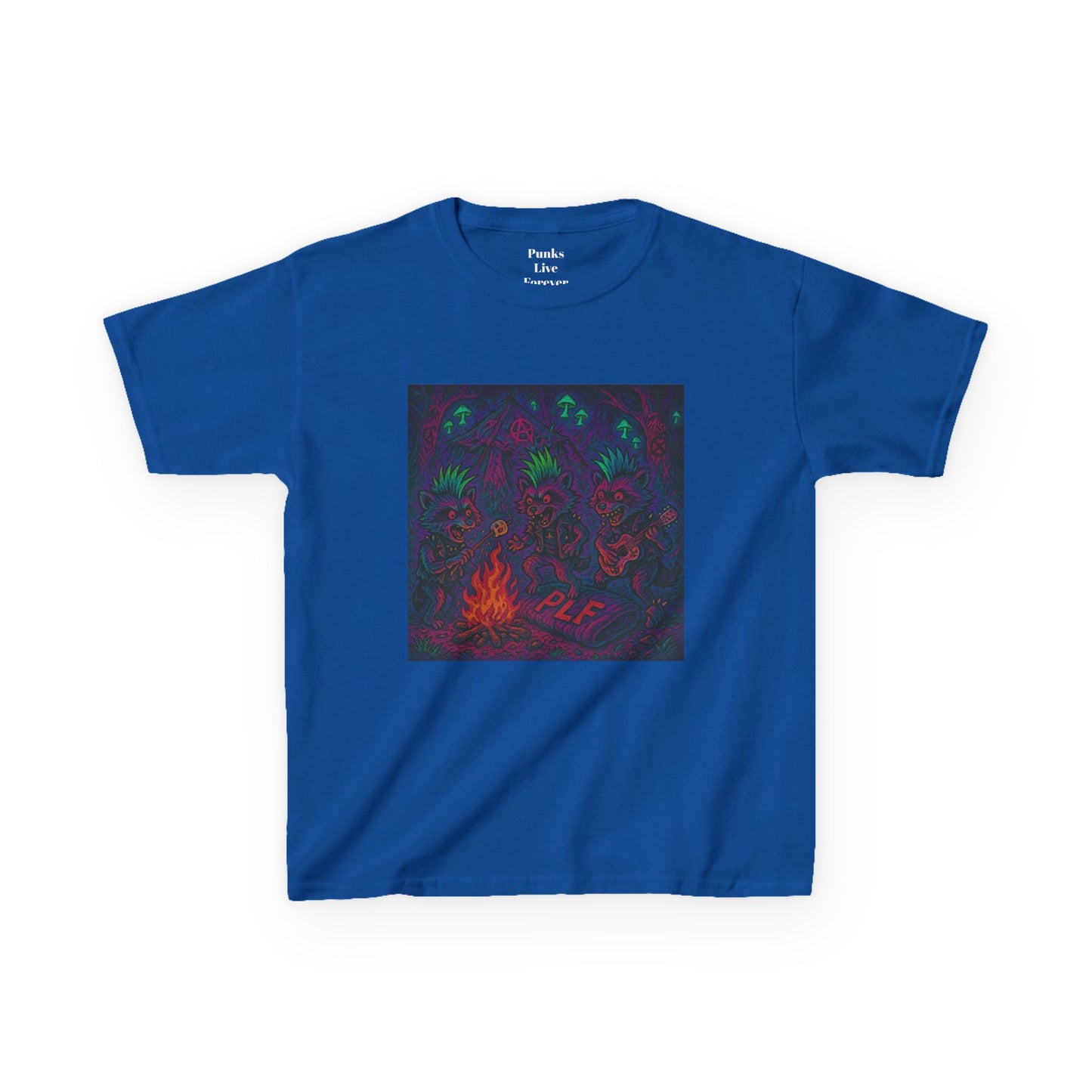 PLF “"Camping" Tee” Tee | Punk Kidswear by PLF - Punks Live Forever