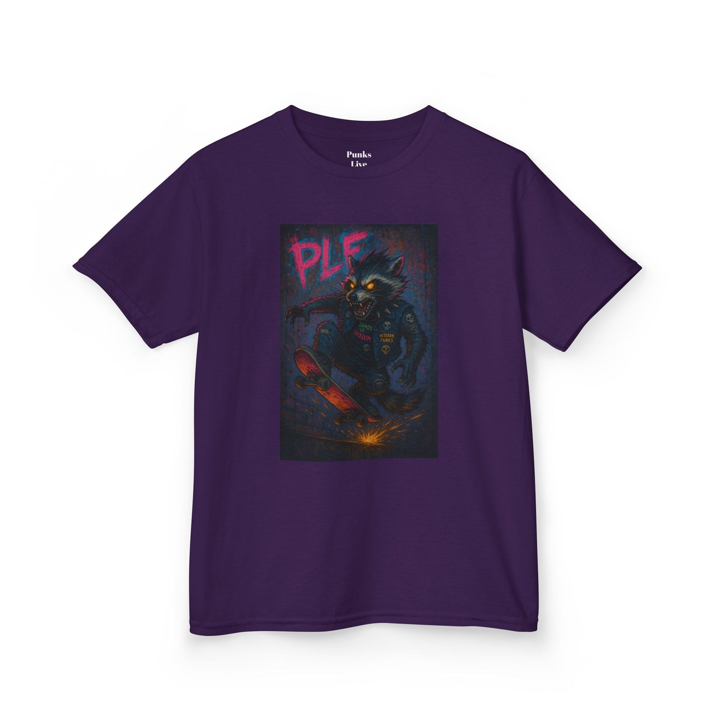 PLF “"Skateboard" Tee” Tee | Punk Kidswear by PLF - Punks Live Forever