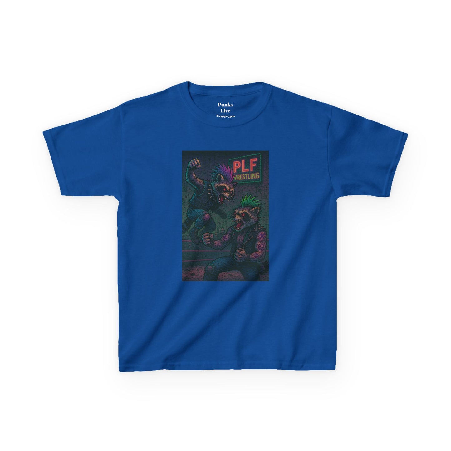 PLF “"Wrestler" Tee” Tee | Punk Kidswear by PLF - Punks Live Forever