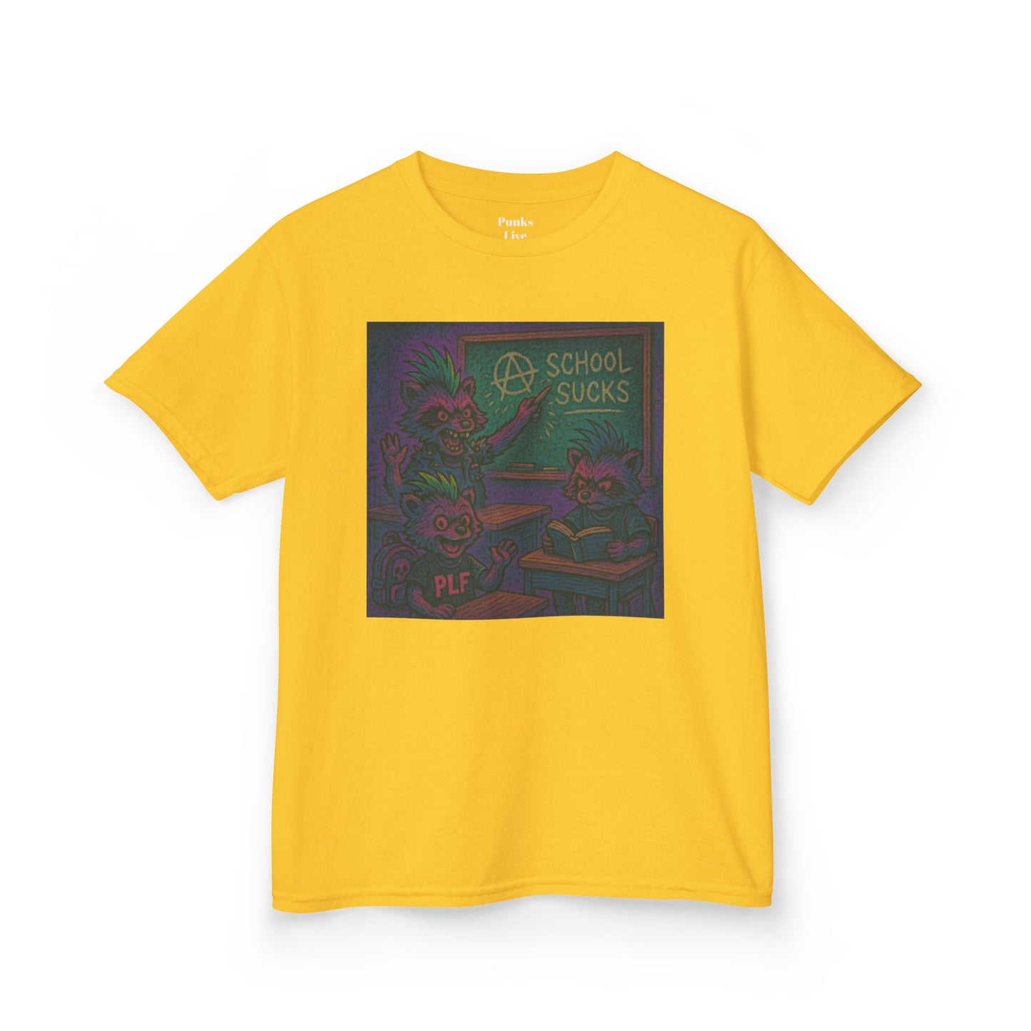 PLF “"School" Tee” Tee | Punk Kidswear by PLF - Punks Live Forever