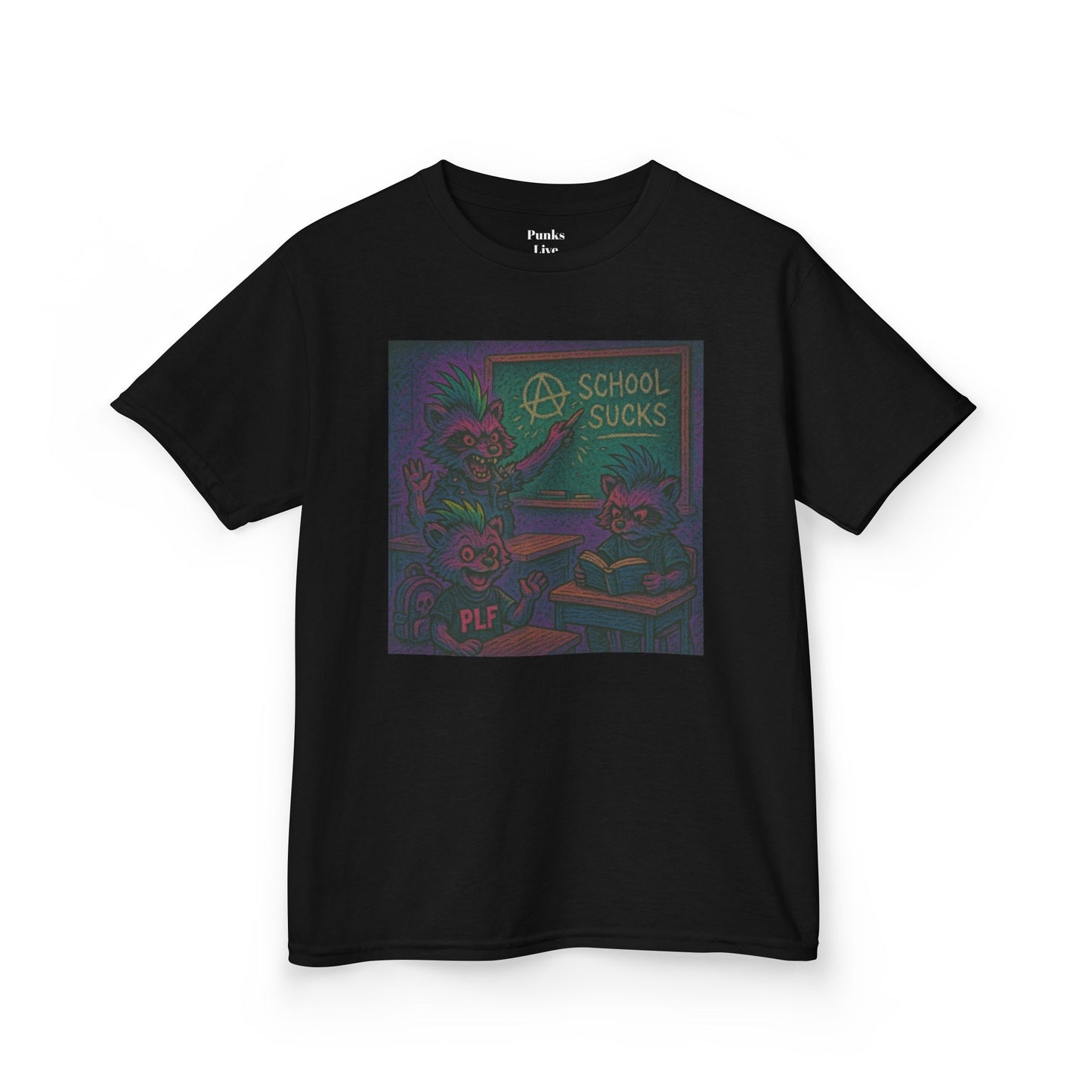 PLF “"School" Tee” Tee | Punk Kidswear by PLF - Punks Live Forever