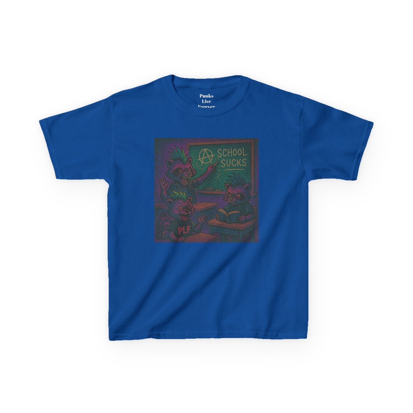 PLF “"School" Tee” Tee | Punk Kidswear by PLF - Punks Live Forever