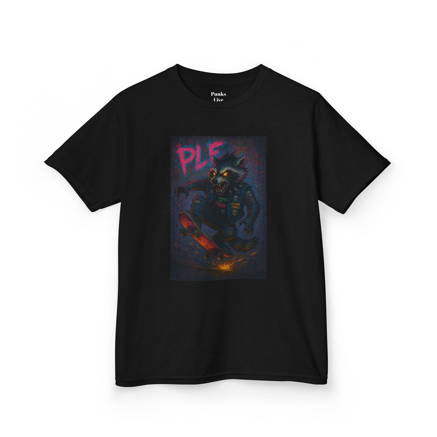 PLF “"Skateboard" Tee” Tee | Punk Kidswear by PLF - Punks Live Forever