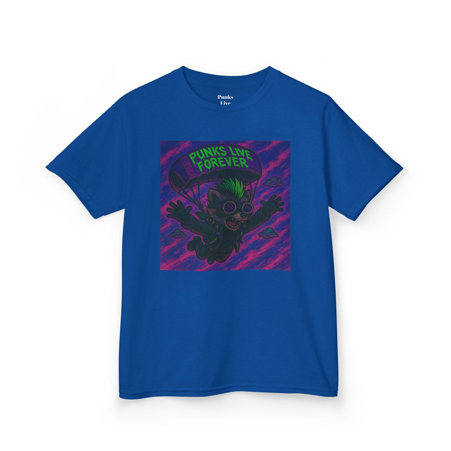 PLF “"Parachute" Tee” Tee | Punk Kidswear by PLF - Punks Live Forever