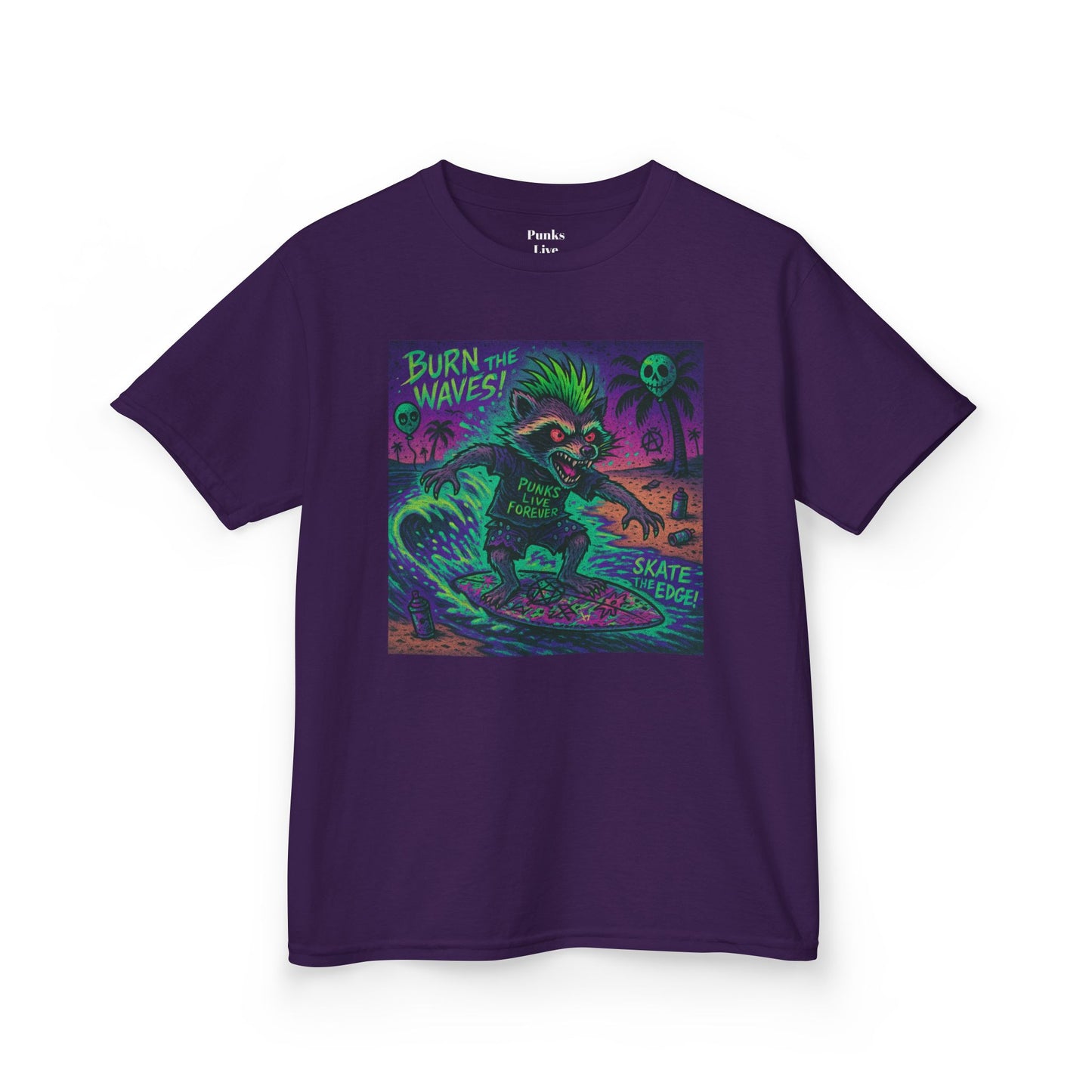PLF “"Surfing" Tee” Tee | Punk Kidswear by PLF - Punks Live Forever