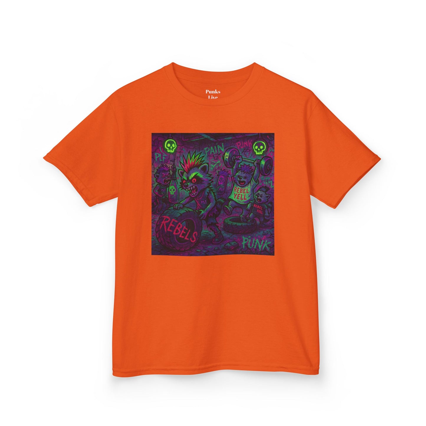 PLF “"Gym" Tee” Tee | Punk Kidswear by PLF - Punks Live Forever