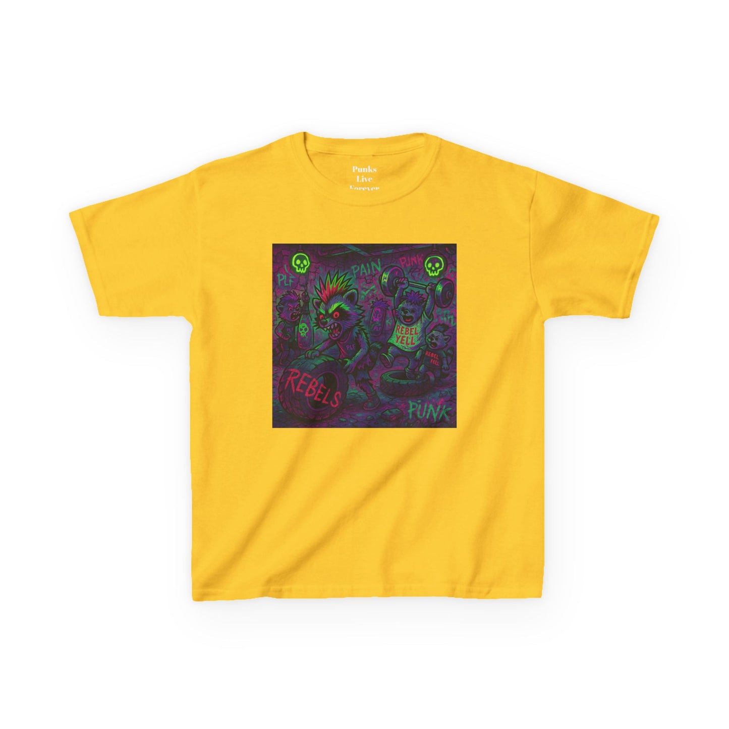 PLF “"Gym" Tee” Tee | Punk Kidswear by PLF - Punks Live Forever