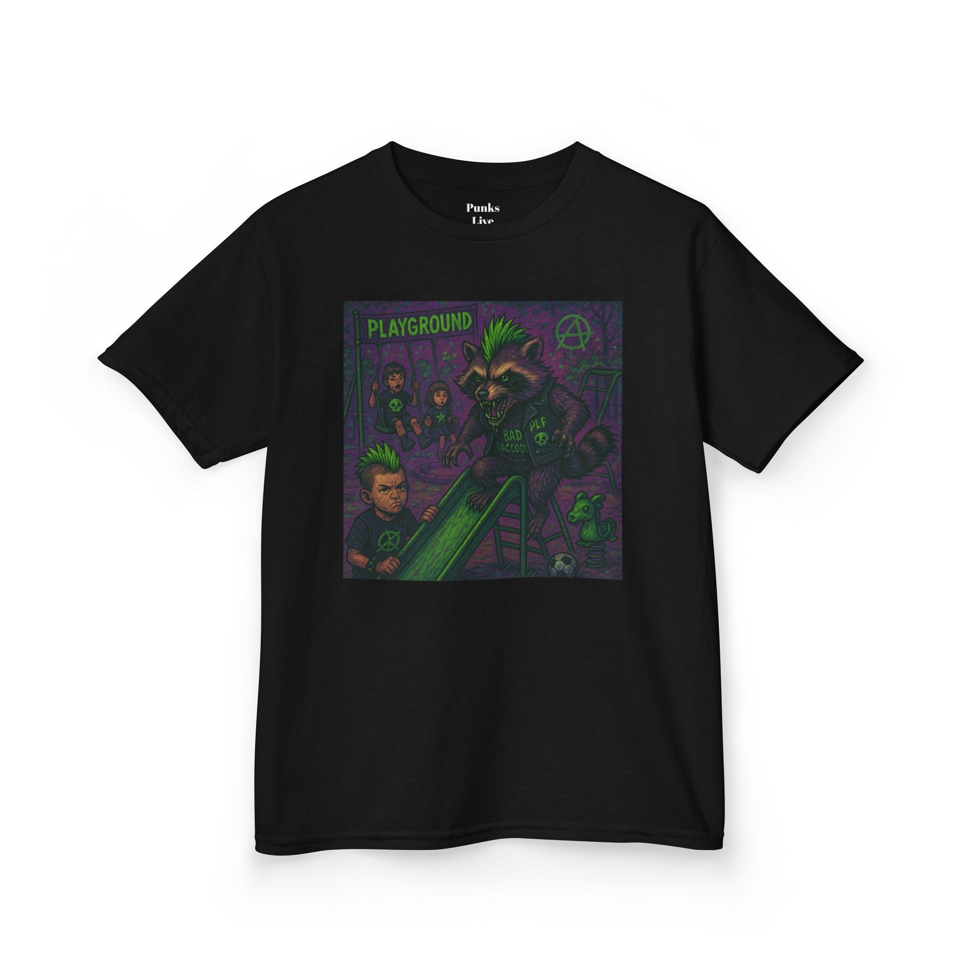 PLF “"Playground" Tee” Tee | Punk Kidswear by PLF - Punks Live Forever
