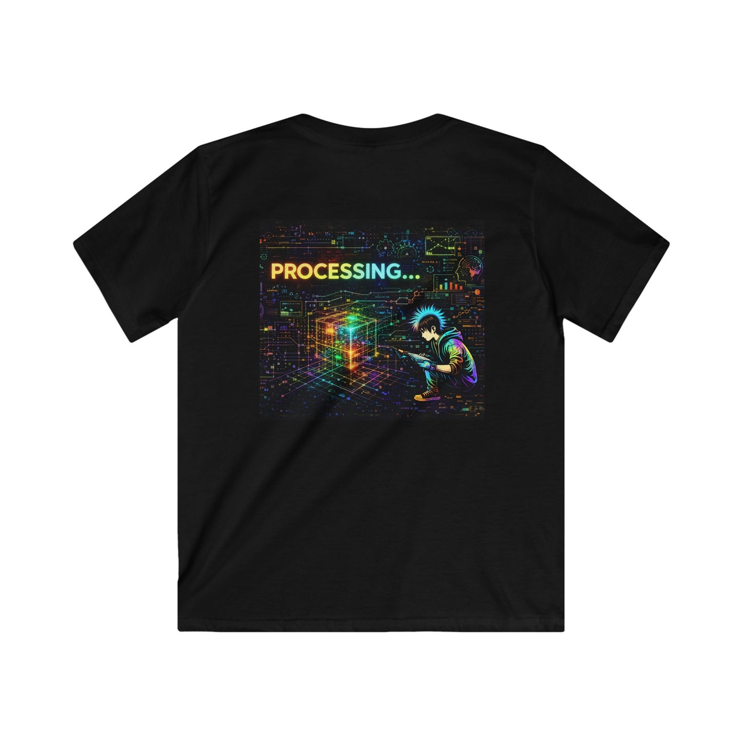 PLF "Processing…" Tee for teens who don’t answer instantly - Punks Live Forever