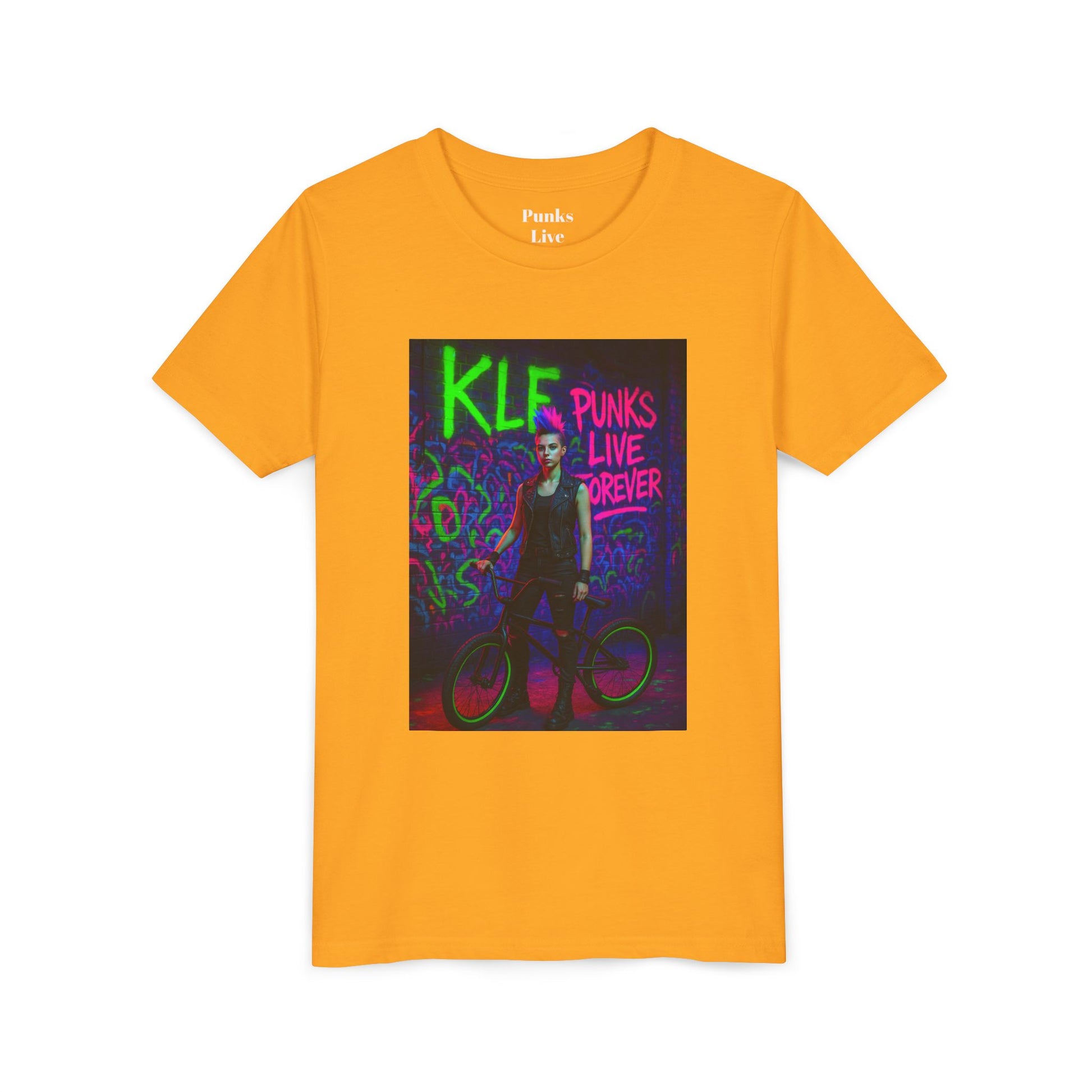 PLF “"Neon Resistance Tee” Tee | Punk Kidswear by PLF - Punks Live Forever