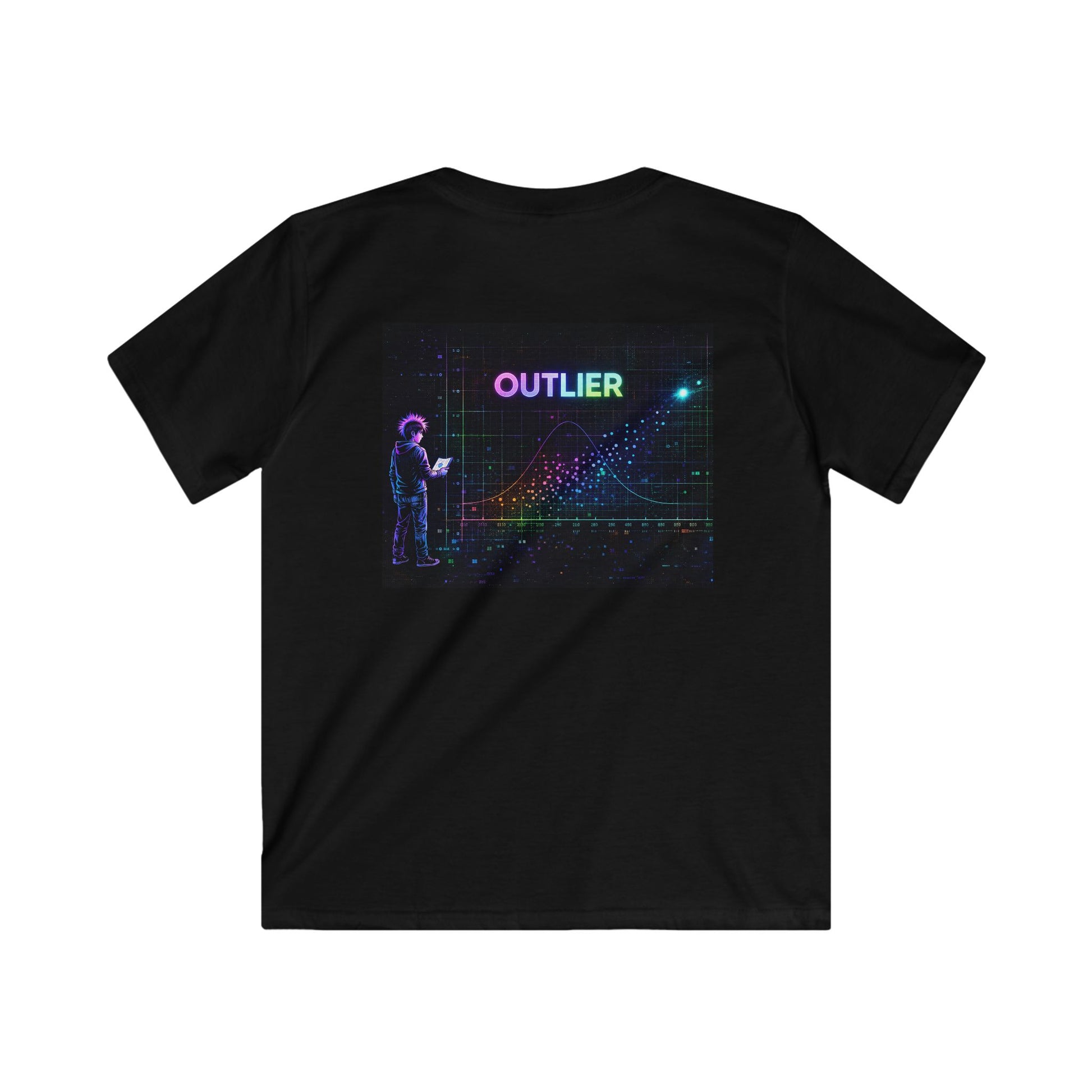 PLF "Outlier" Tee for teens who don’t land on the curve - Punks Live Forever
