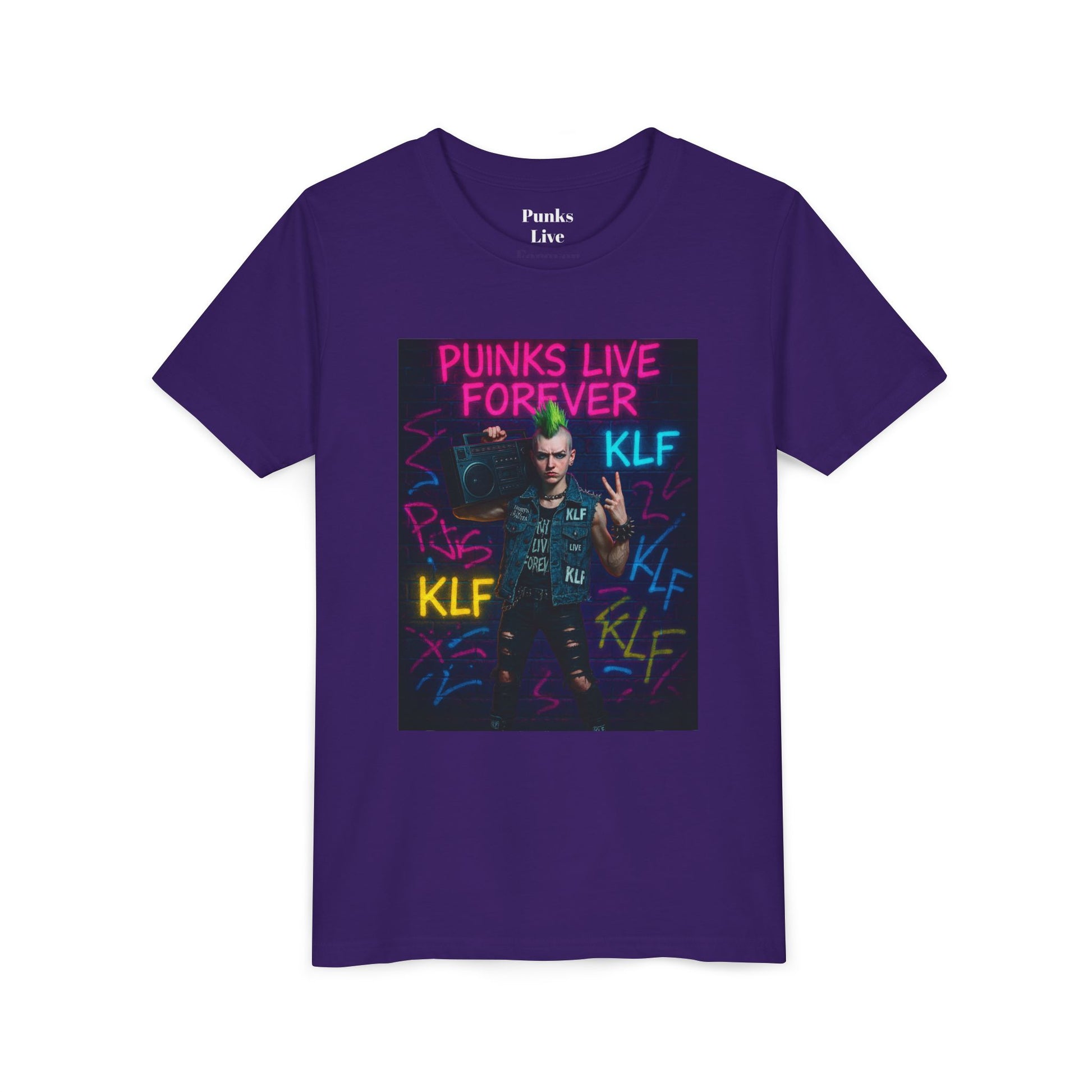 PLF “"Boombox Rebellion Tee” Tee | Punk Kidswear by PLF - Punks Live Forever