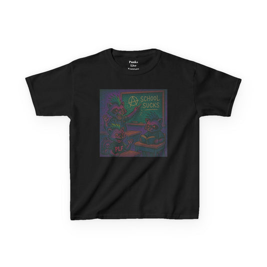 PLF “"School" Tee” Tee | Punk Kidswear by PLF - Punks Live Forever