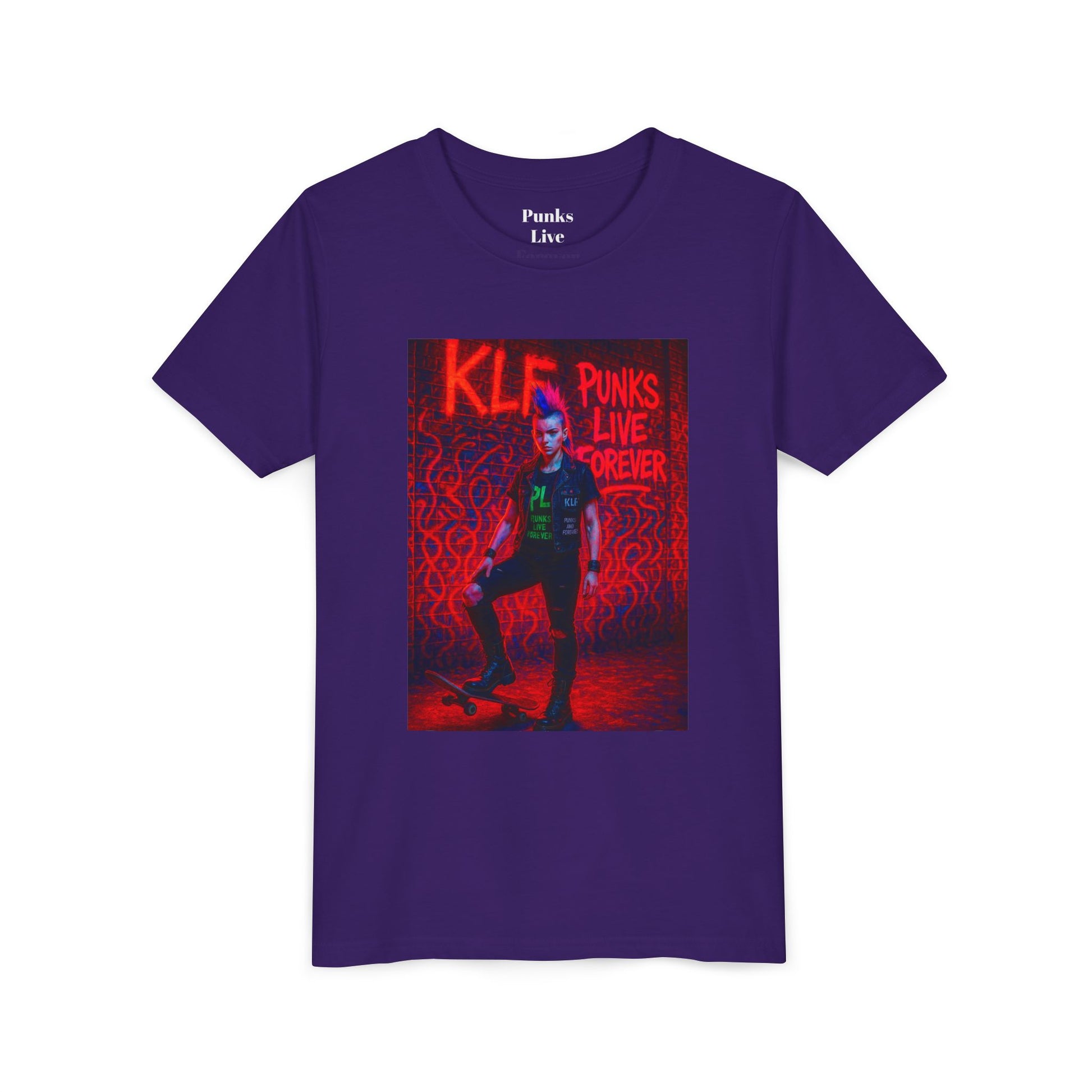 PLF “"Concrete Rebellion Tee” Tee | Punk Kidswear by PLF - Punks Live Forever