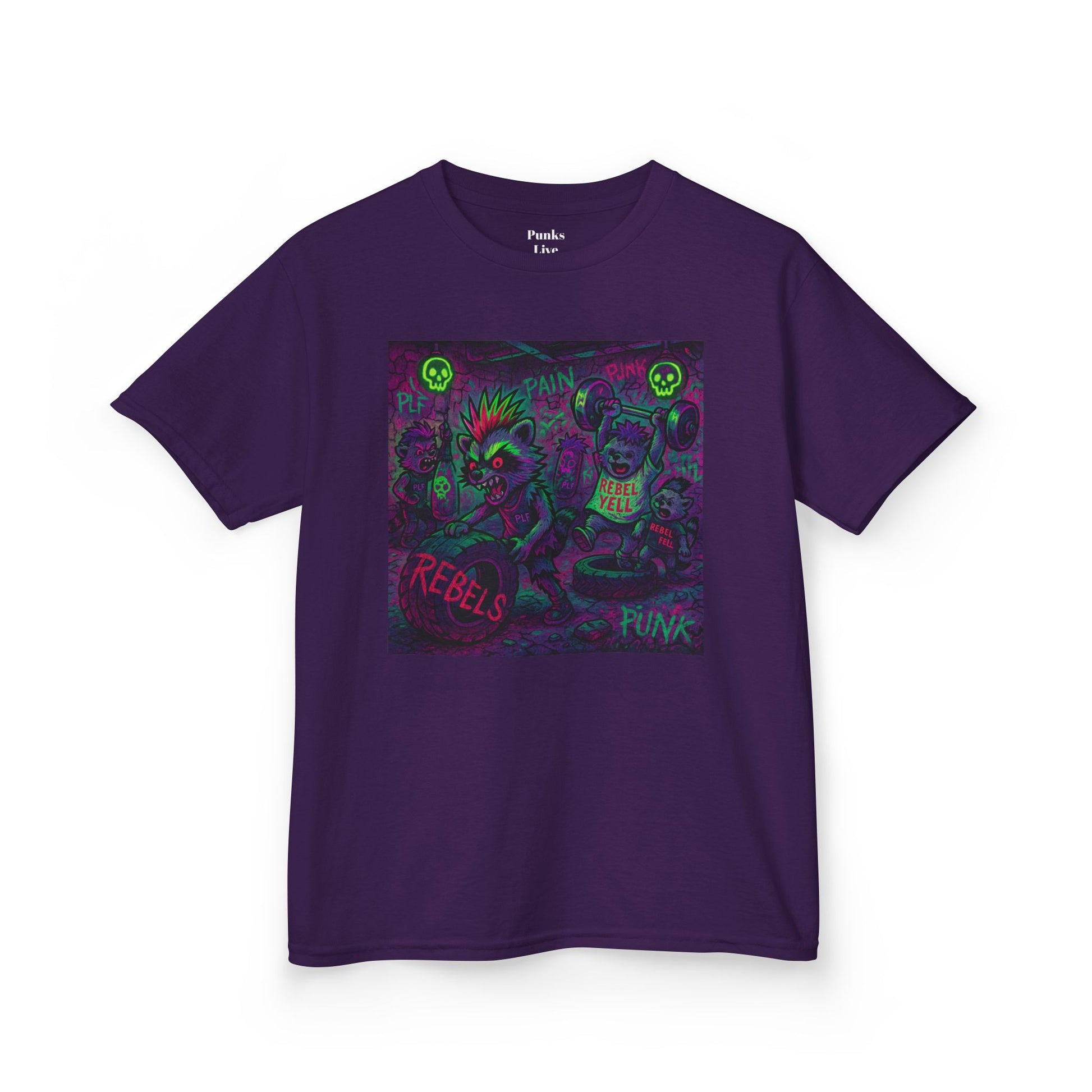 PLF “"Gym" Tee” Tee | Punk Kidswear by PLF - Punks Live Forever