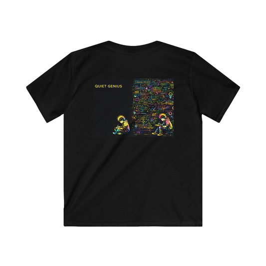 PLF "Quiet Genius" Tee for teens Who Observe Before They Speak - Punks Live Forever