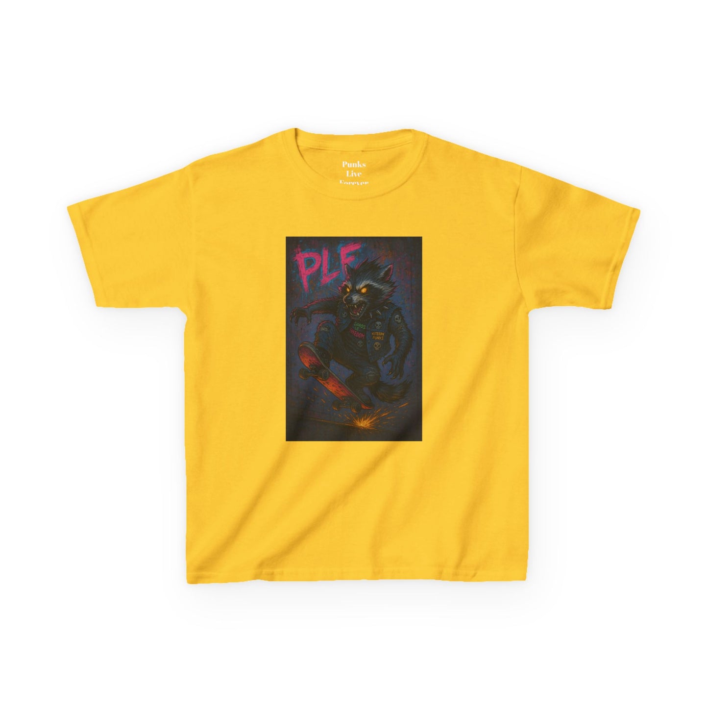 PLF “"Skateboard" Tee” Tee | Punk Kidswear by PLF - Punks Live Forever