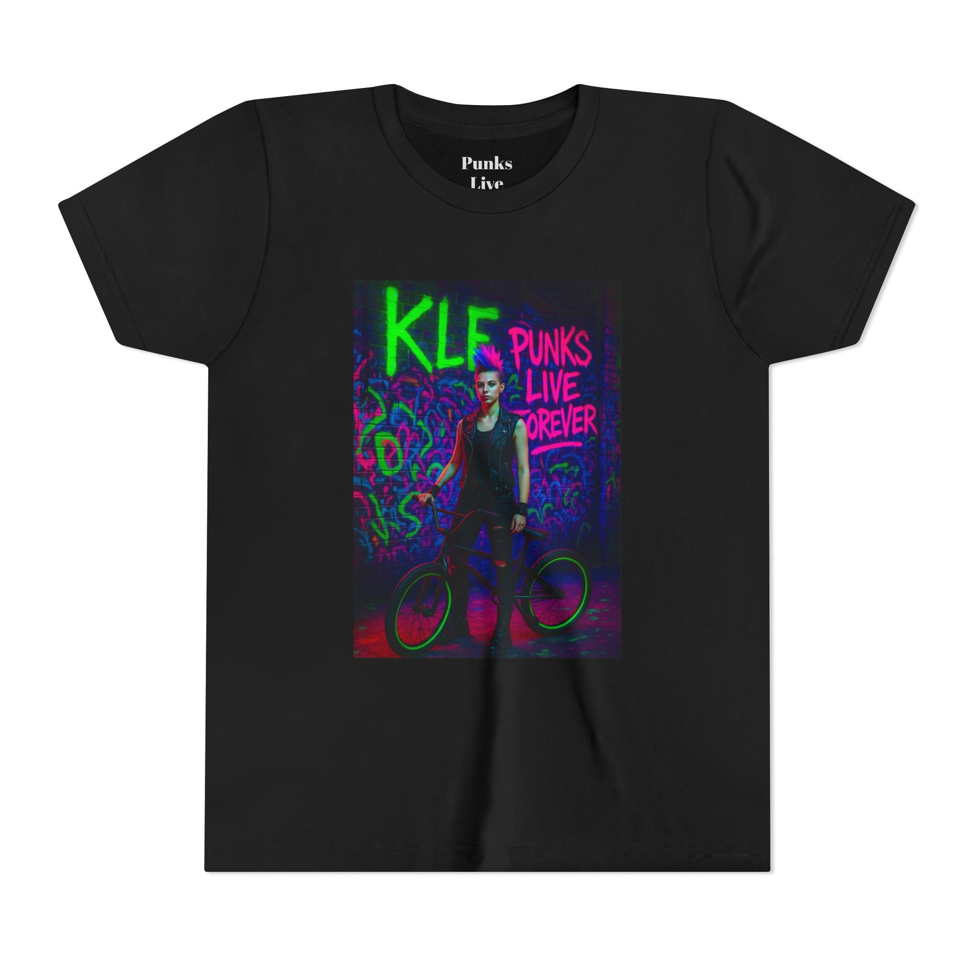 PLF “"Neon Resistance Tee” Tee | Punk Kidswear by PLF - Punks Live Forever