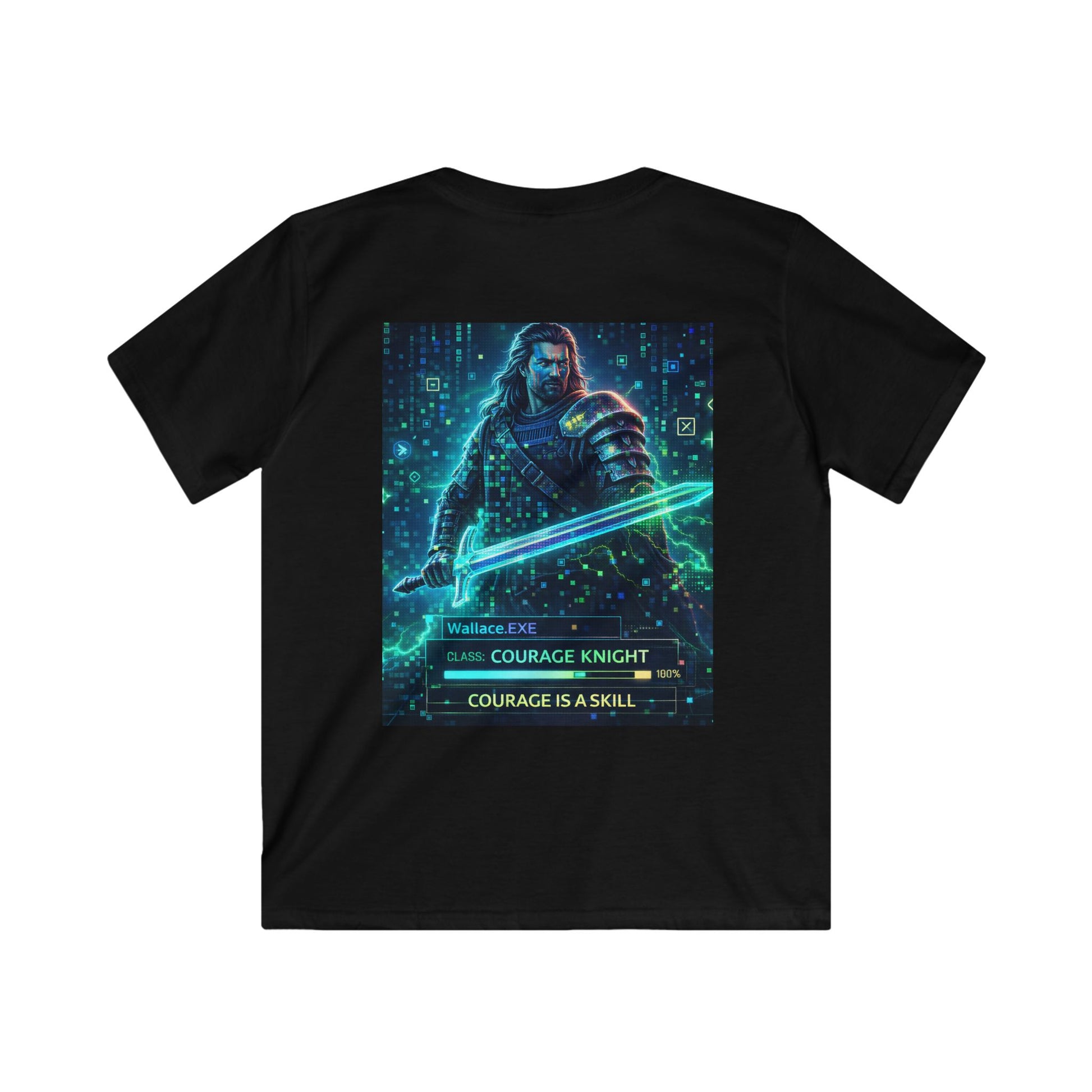 Wallace.EXE: Courage Knight Tee | PLF Kids Punk Clothing - Punks Live Forever