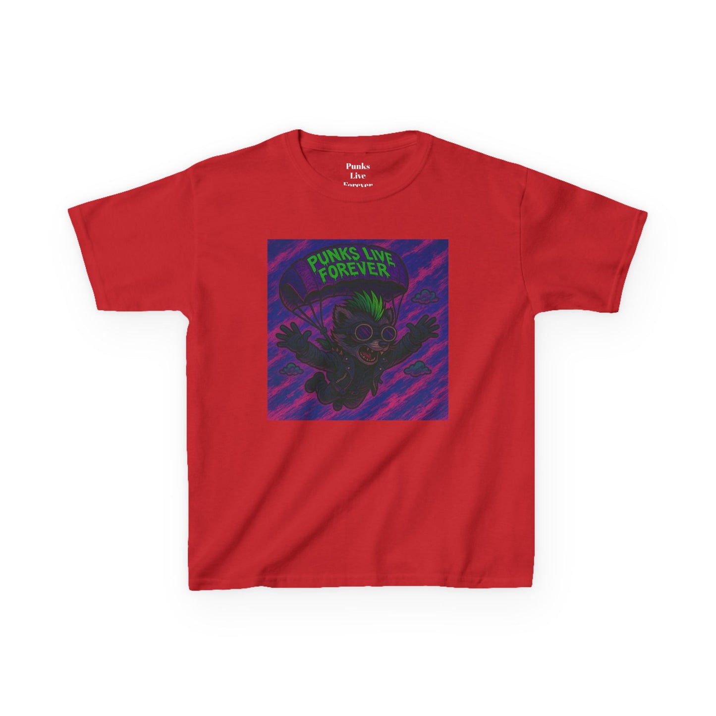 PLF “"Parachute" Tee” Tee | Punk Kidswear by PLF - Punks Live Forever