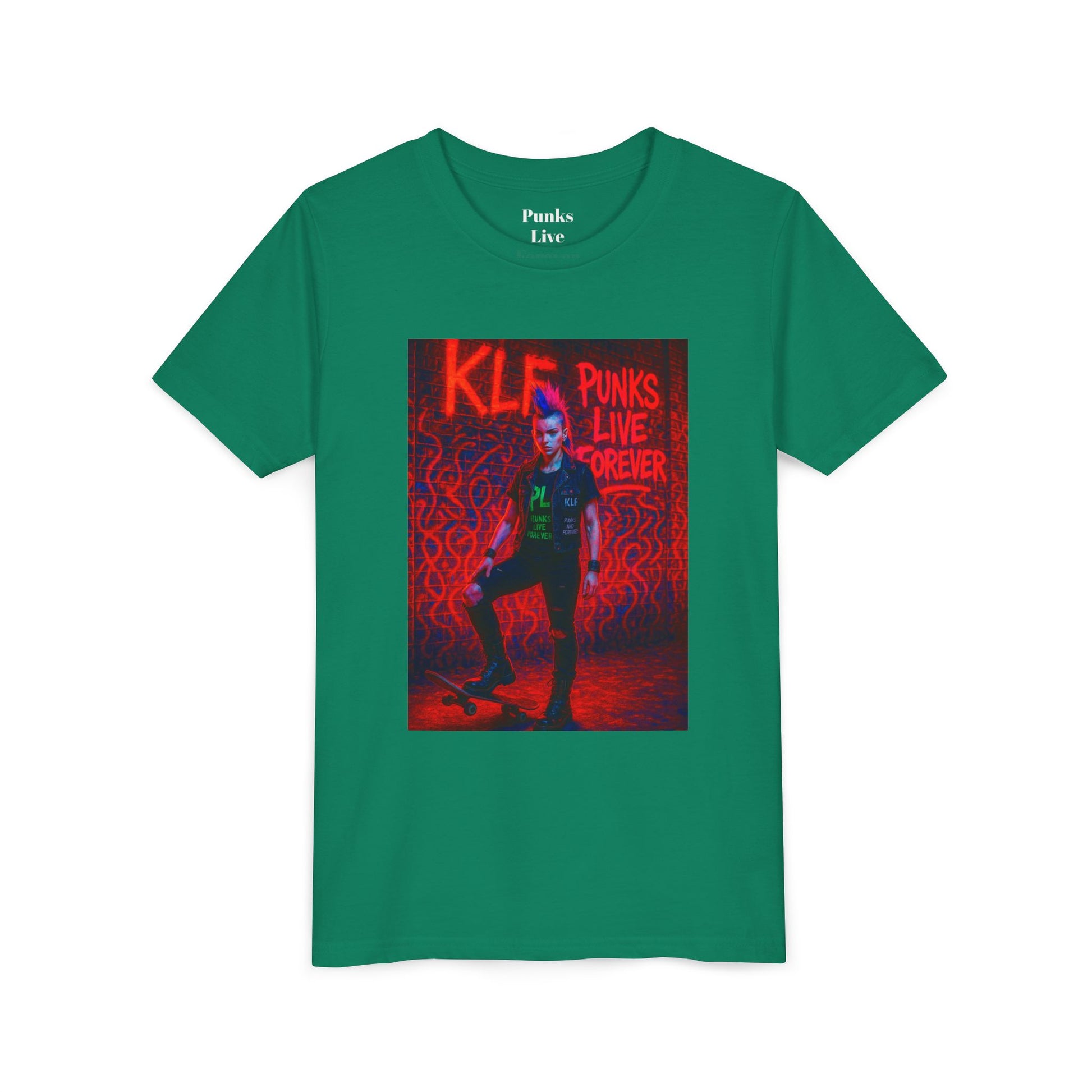 PLF “"Concrete Rebellion Tee” Tee | Punk Kidswear by PLF - Punks Live Forever