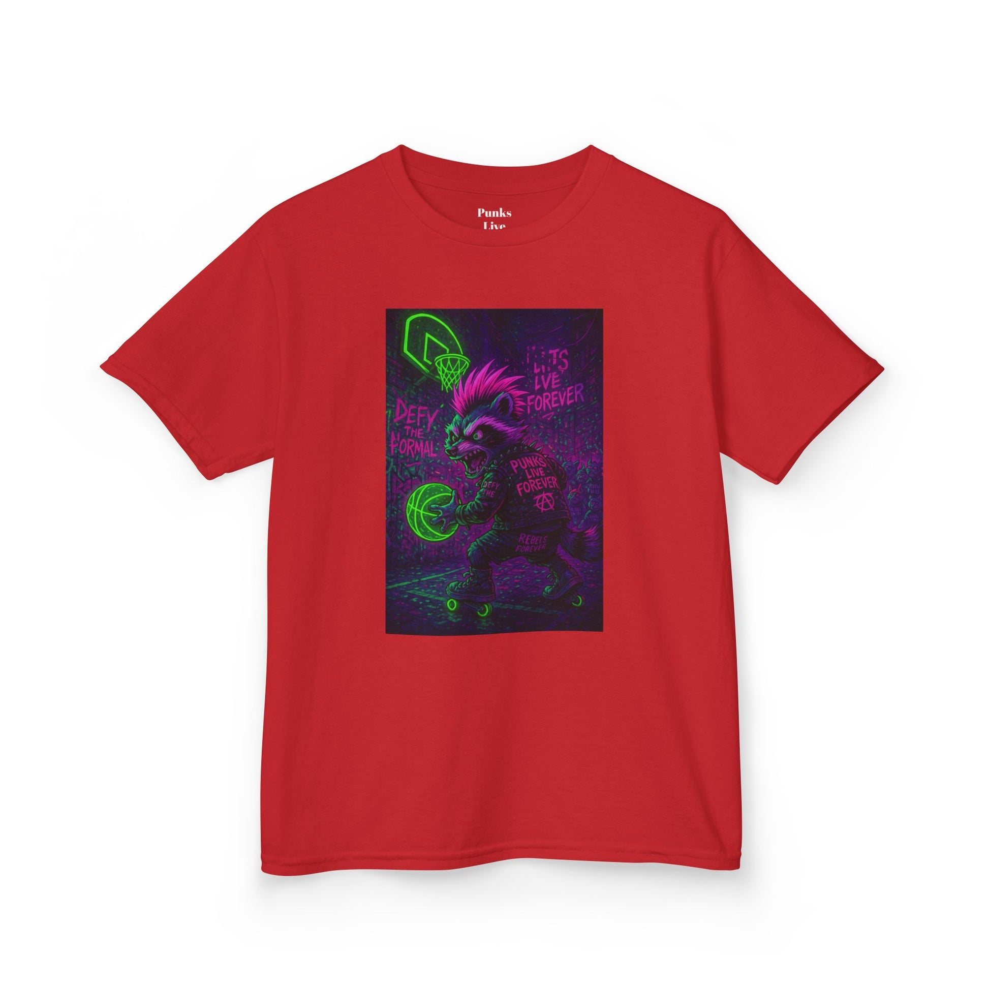 PLF “"Basketball" Tee” Tee | Punk Kidswear by PLF - Punks Live Forever