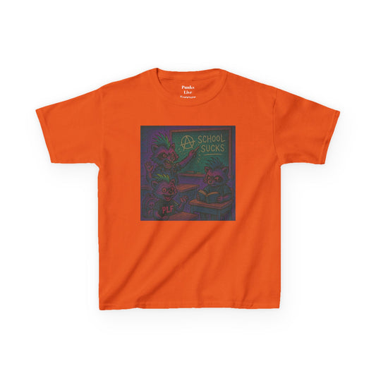 PLF “"School" Tee” Tee | Punk Kidswear by PLF - Punks Live Forever