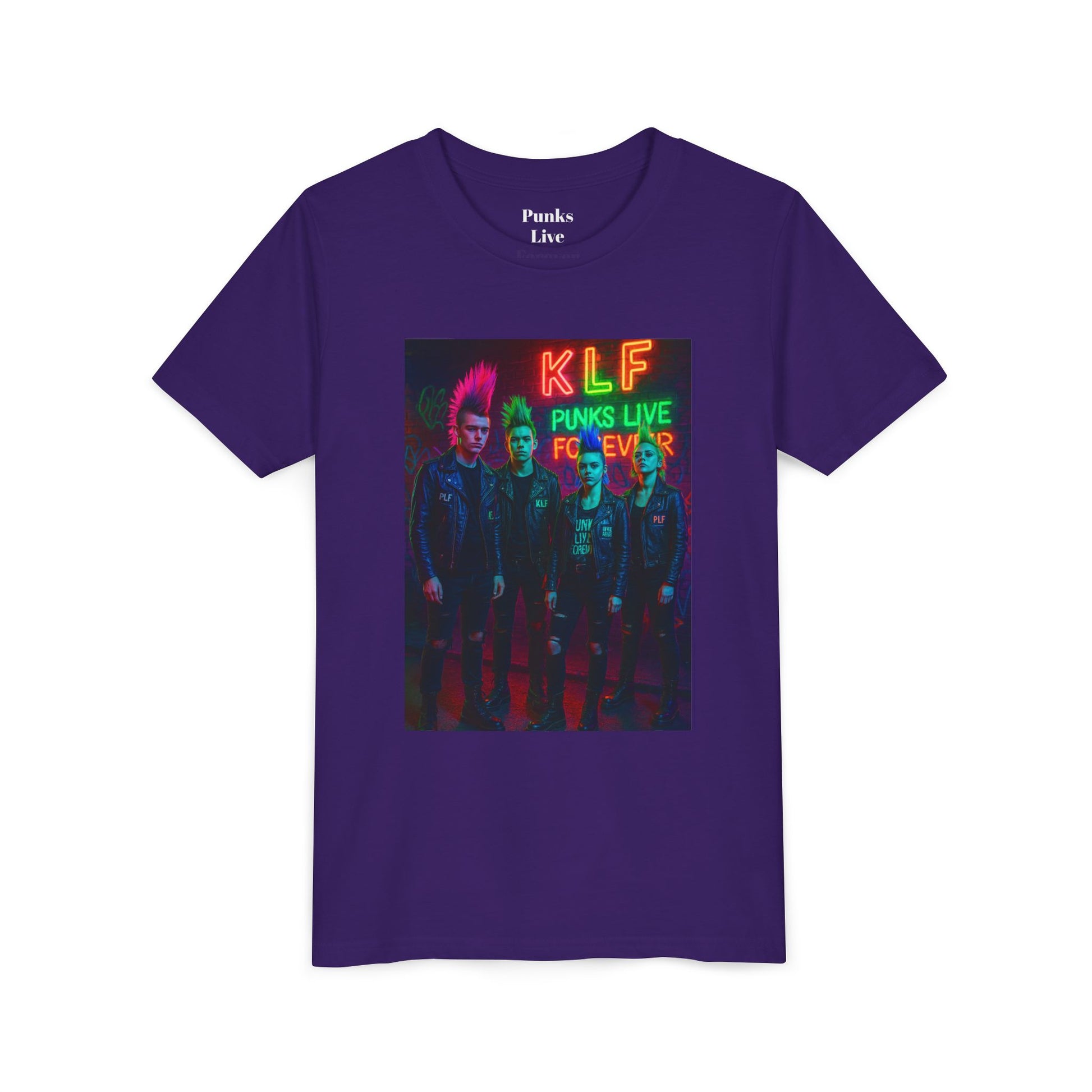 PLF “Neon Syndicate Tee” Tee | Punk Kidswear by PLF - Punks Live Forever