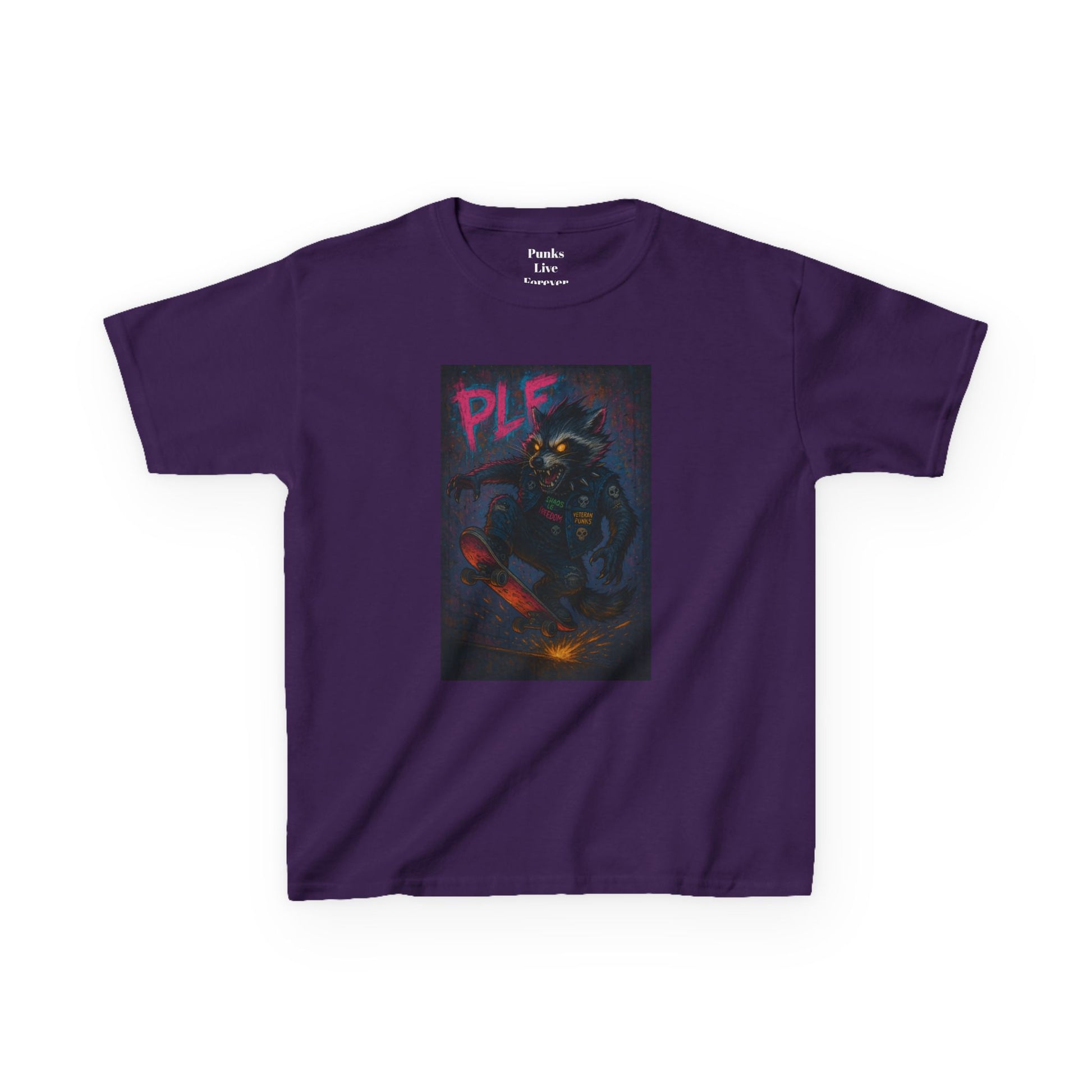PLF “"Skateboard" Tee” Tee | Punk Kidswear by PLF - Punks Live Forever