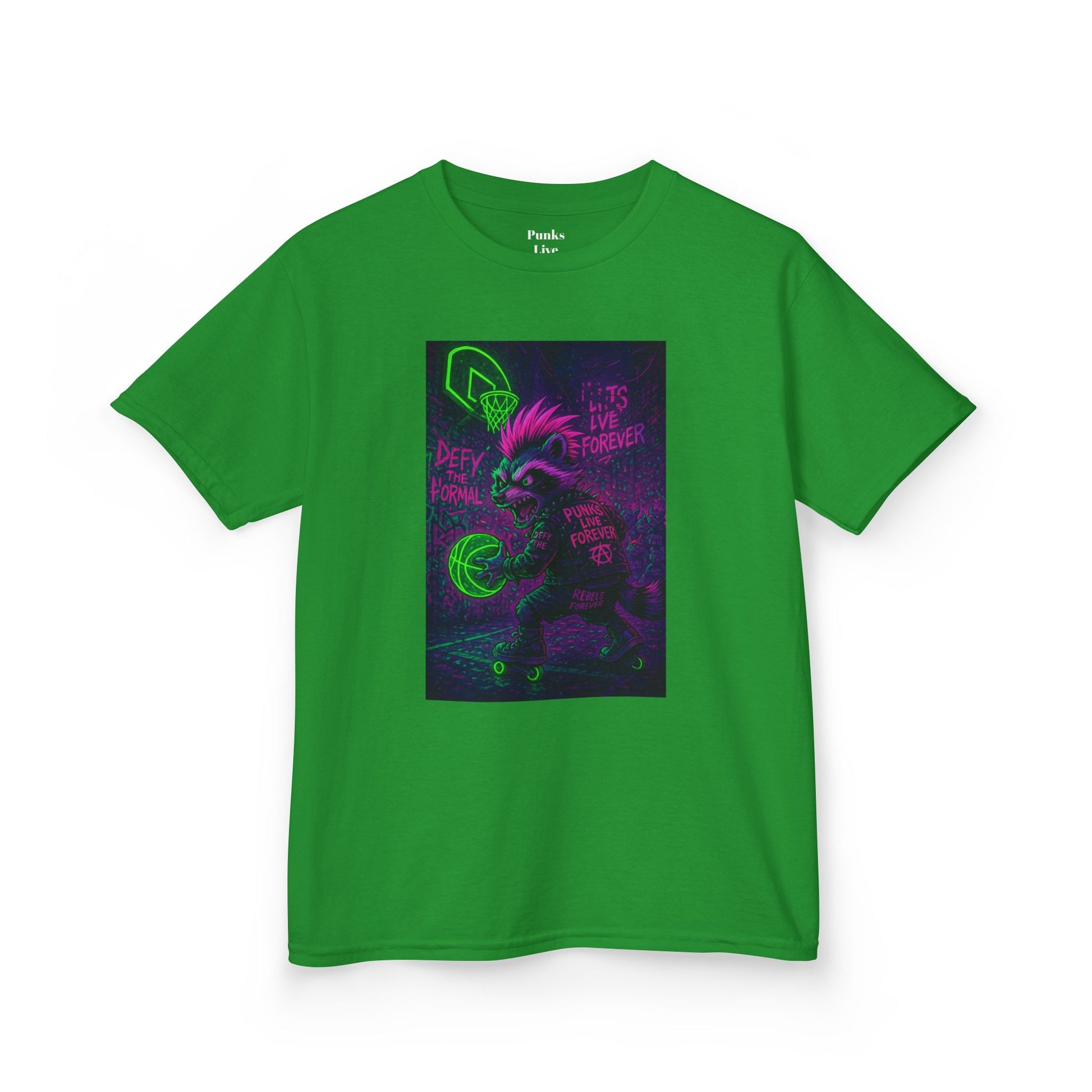 PLF “"Basketball" Tee” Tee | Punk Kidswear by PLF - Punks Live Forever