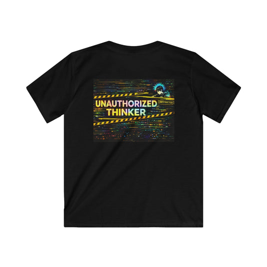 PLF "Unauthorized Thinker" Tee for teens who don’t accept instructions blindly - Punks Live Forever