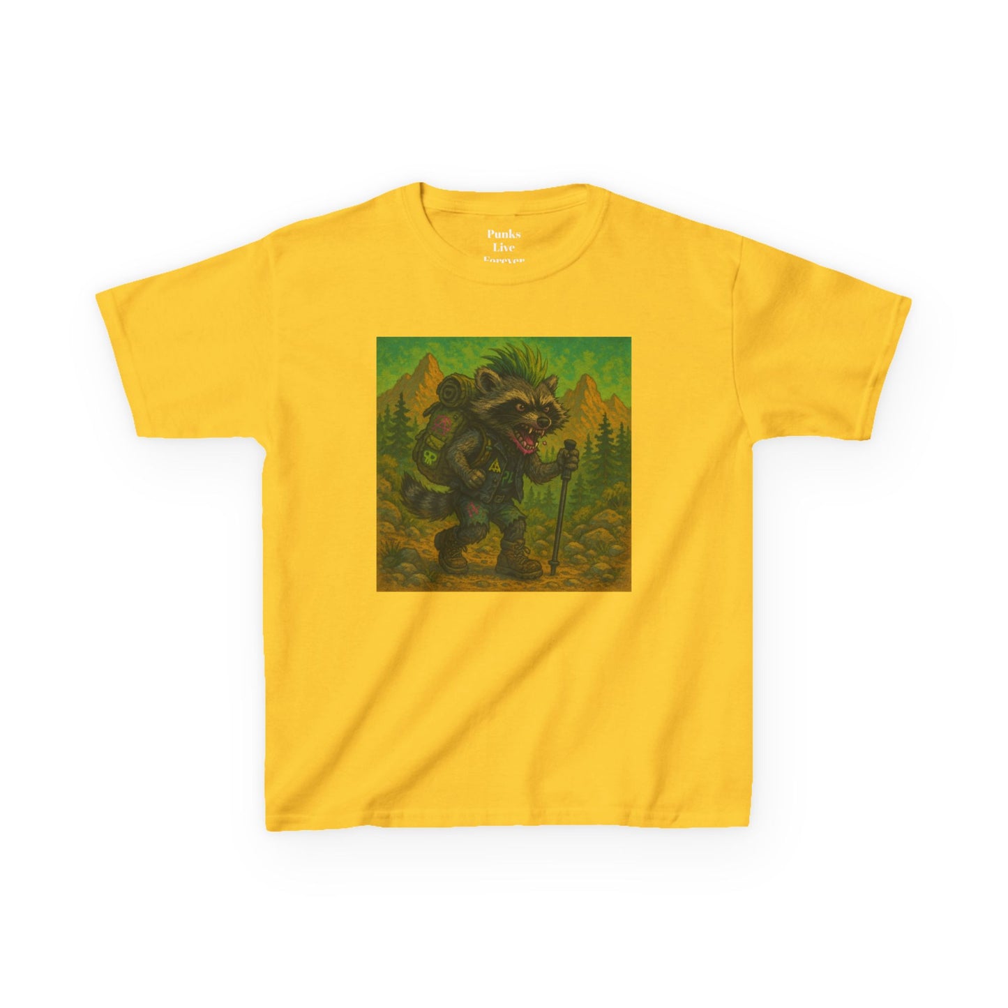 PLF “"Hiking" Tee” Tee | Punk Kidswear by PLF - Punks Live Forever