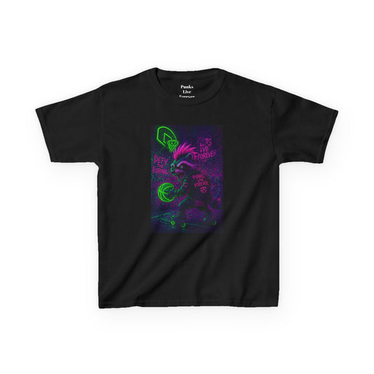 PLF “"Basketball" Tee” Tee | Punk Kidswear by PLF - Punks Live Forever