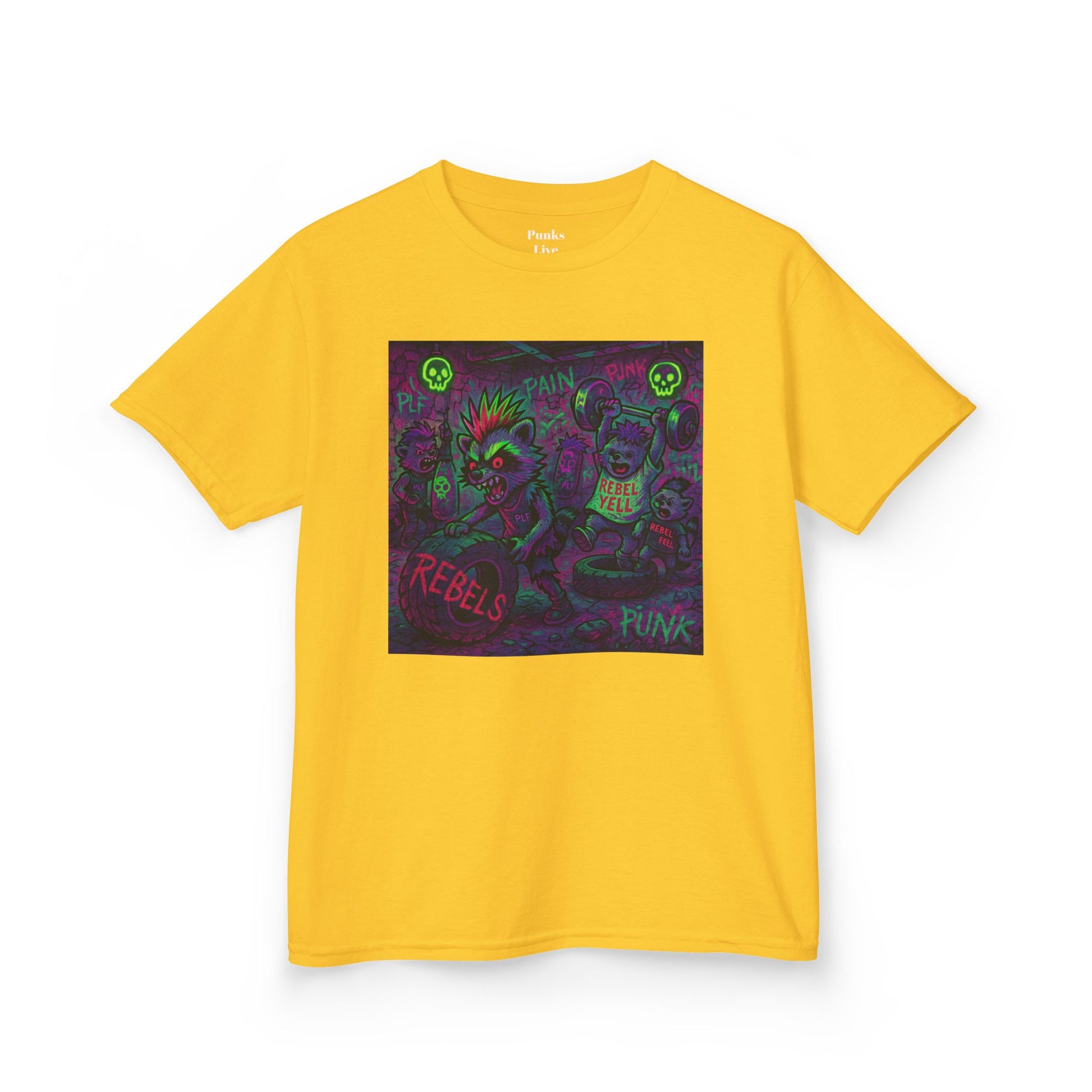 PLF “"Gym" Tee” Tee | Punk Kidswear by PLF - Punks Live Forever