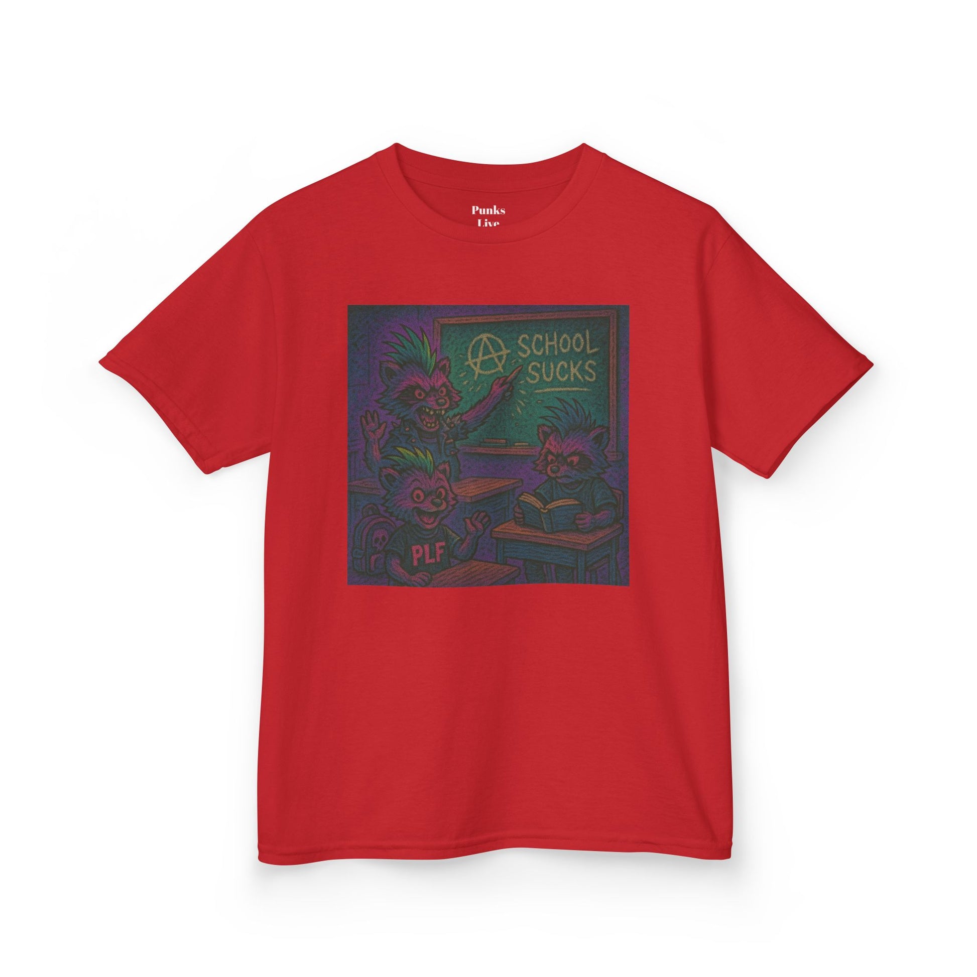 PLF “"School" Tee” Tee | Punk Kidswear by PLF - Punks Live Forever