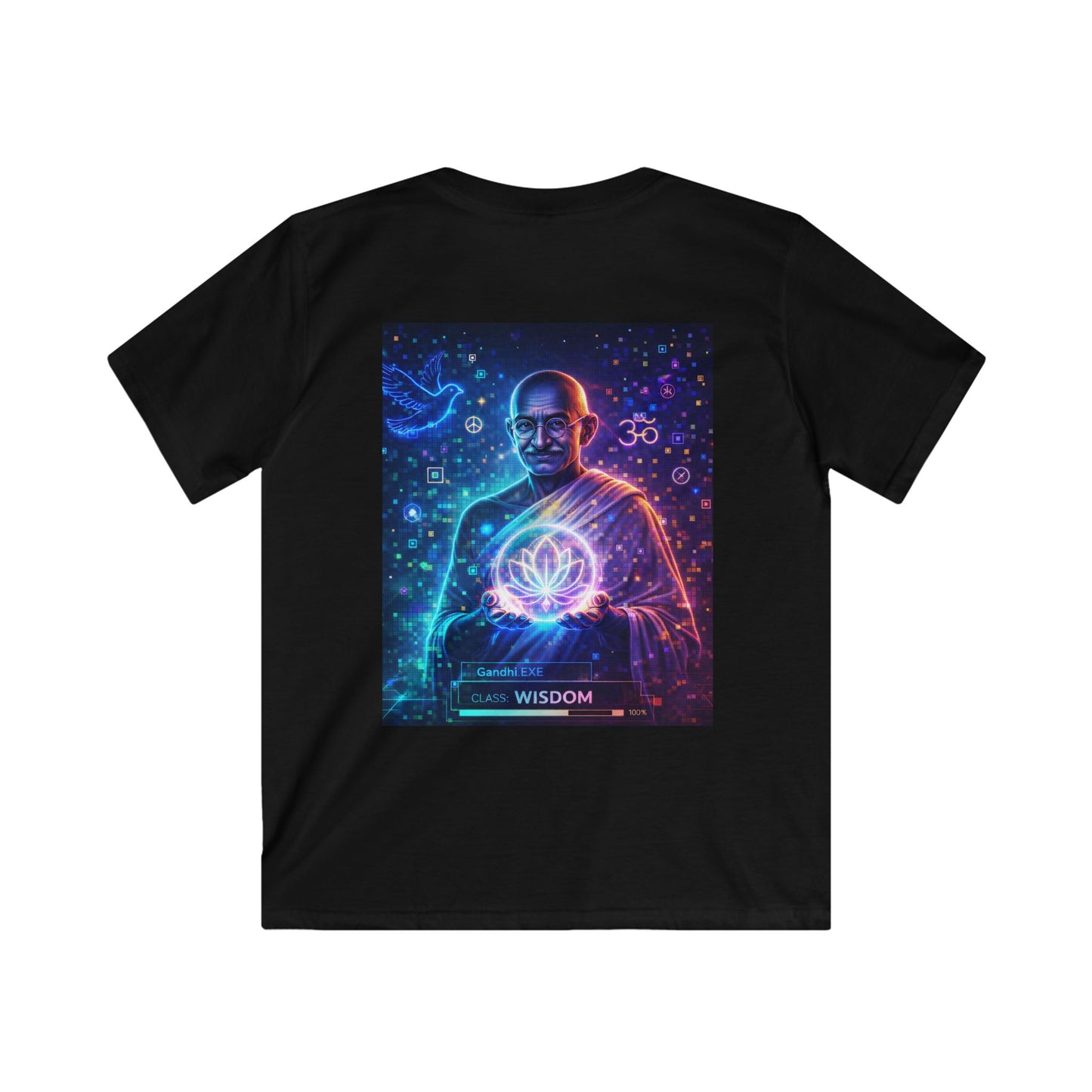 Gandhi.EXE: Wisdom Class Tee | PLF Kids Punk Clothing - Punks Live Forever