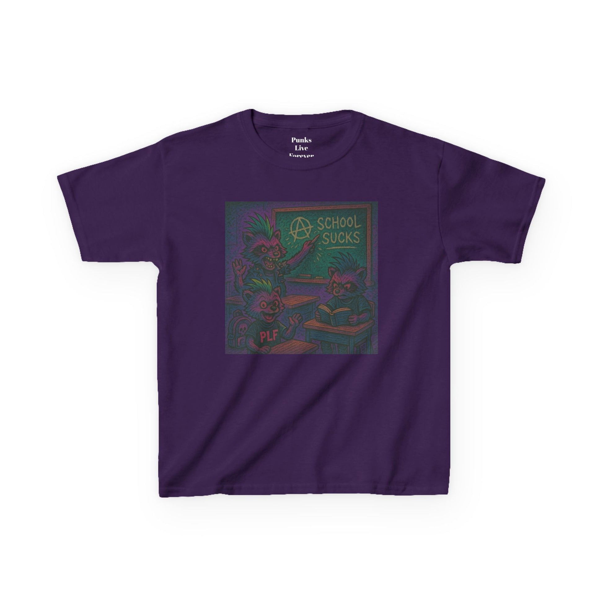 PLF “"School" Tee” Tee | Punk Kidswear by PLF - Punks Live Forever