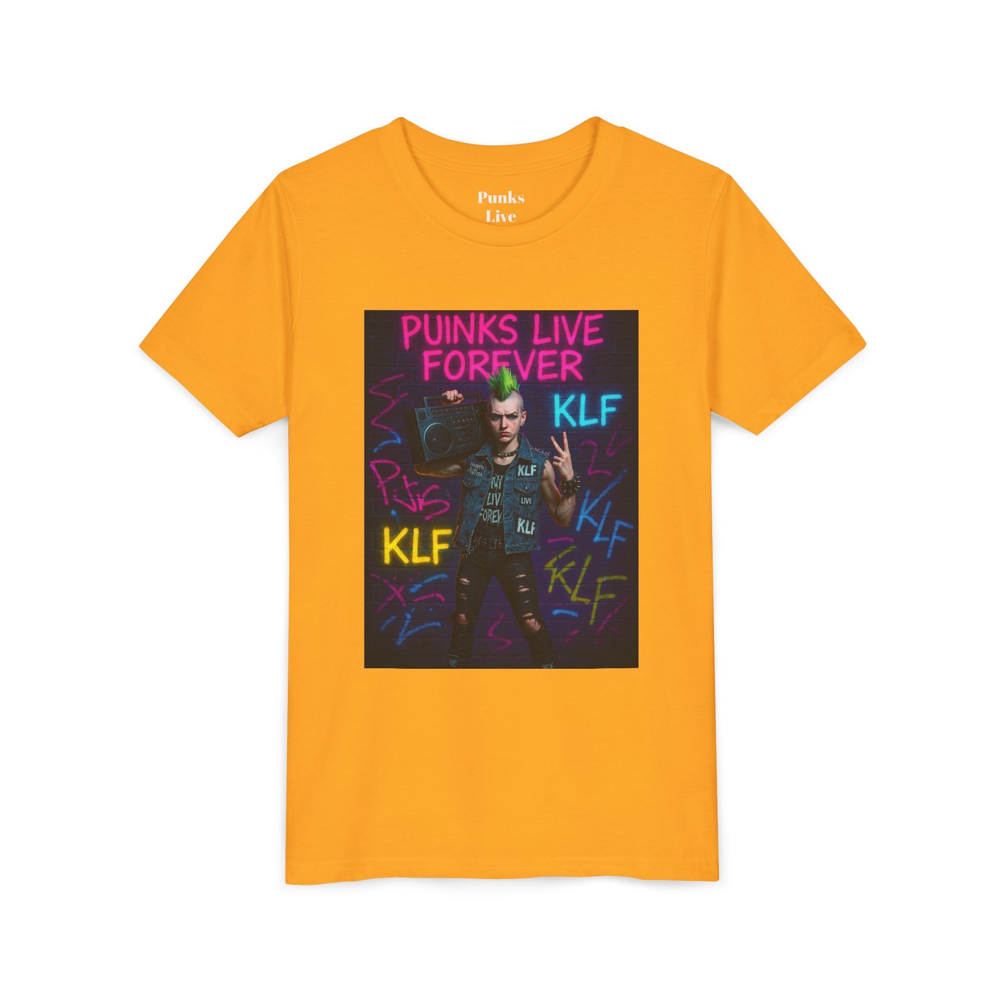 PLF “"Boombox Rebellion Tee” Tee | Punk Kidswear by PLF - Punks Live Forever