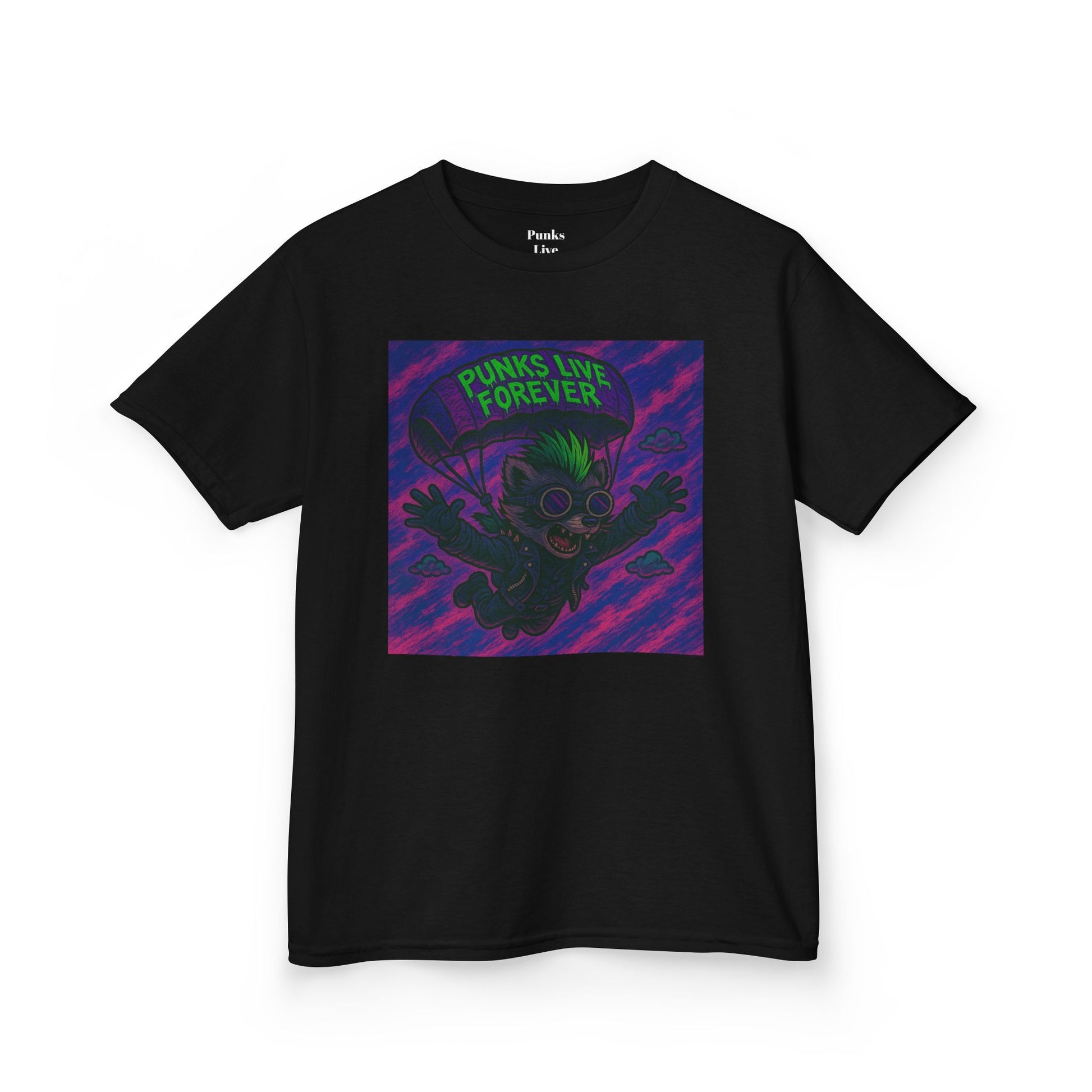PLF “"Parachute" Tee” Tee | Punk Kidswear by PLF - Punks Live Forever