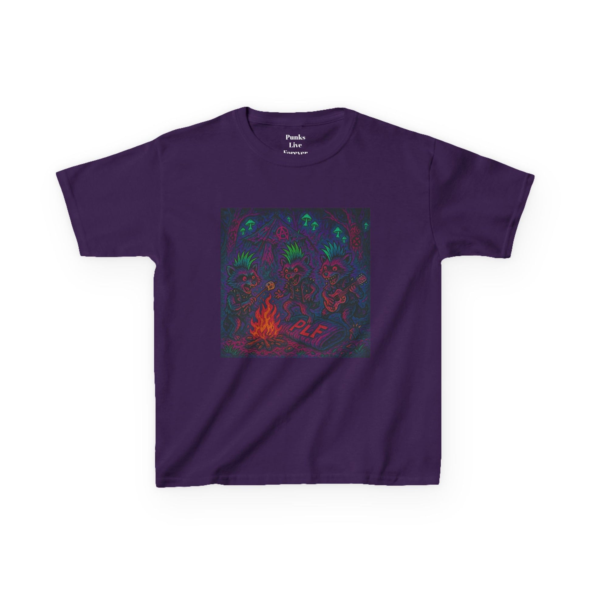 PLF “"Camping" Tee” Tee | Punk Kidswear by PLF - Punks Live Forever