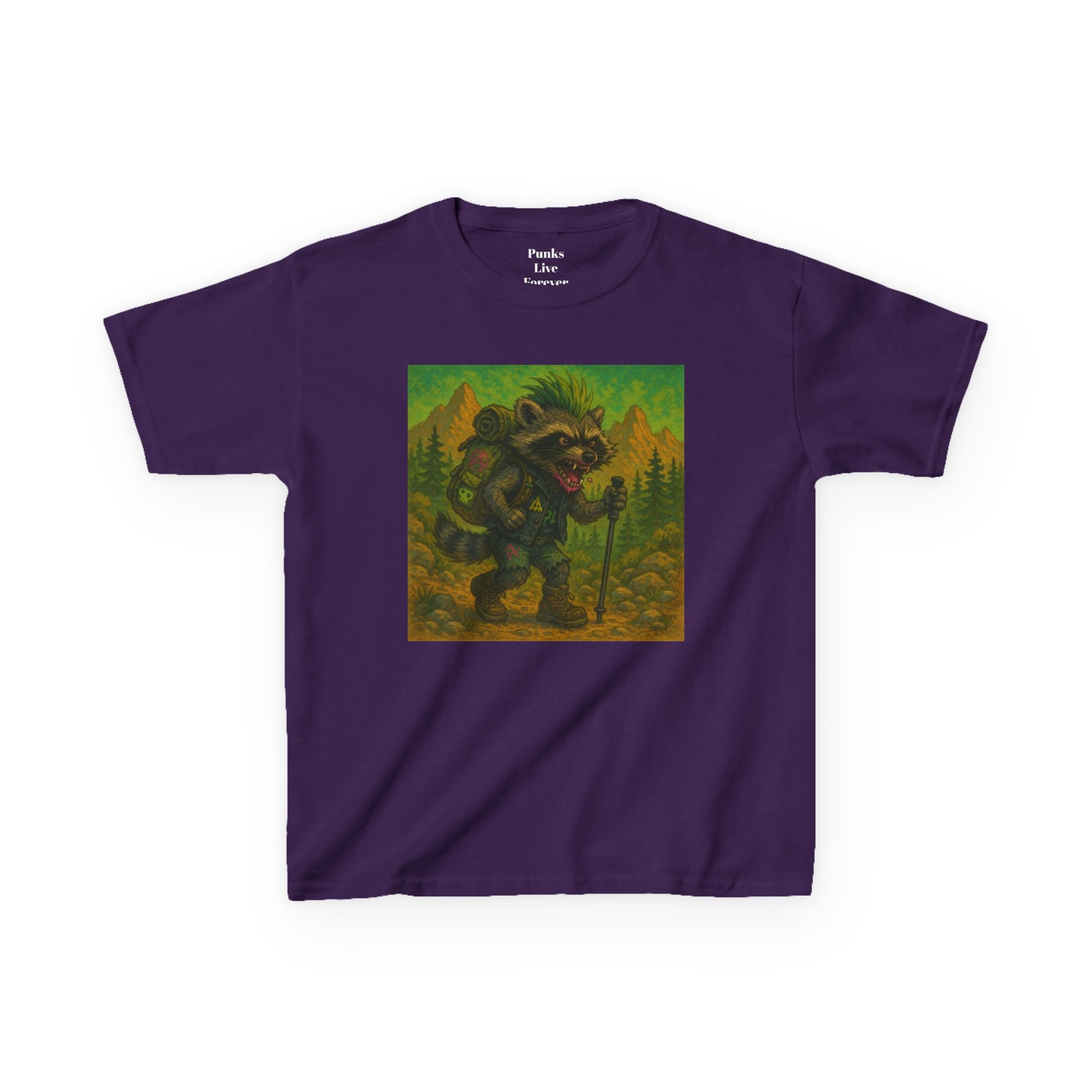 PLF “"Hiking" Tee” Tee | Punk Kidswear by PLF - Punks Live Forever