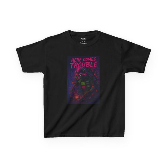 PLF “"Trouble" Tee” Tee | Punk Kidswear by PLF - Punks Live Forever