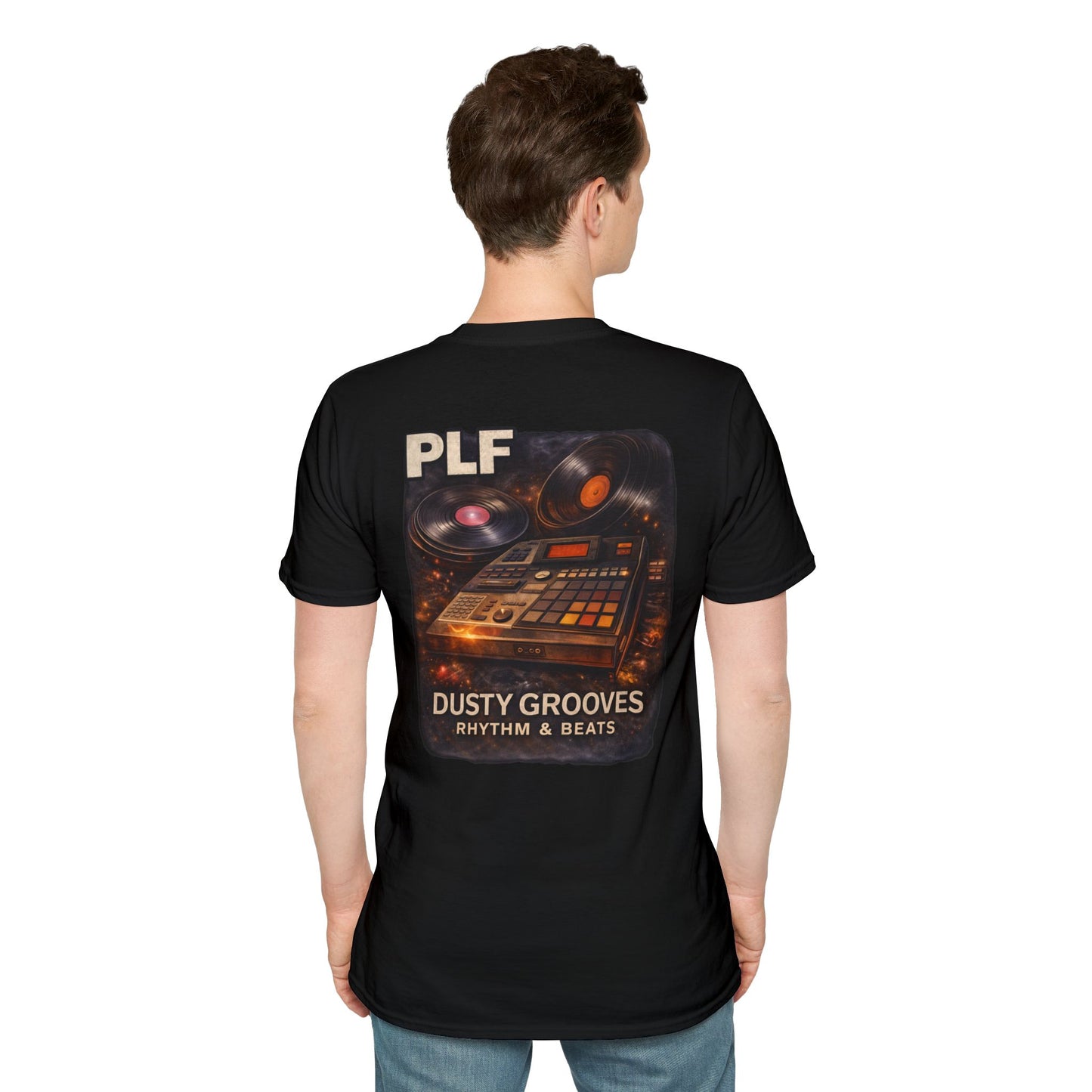 PLF “Dusty Grooves” Tee | Punks Live Forever Audio Lounge - Punks Live Forever